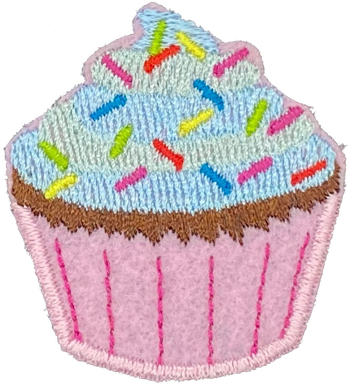 Cupcake 2 Small (Pink & Blue) - Patch