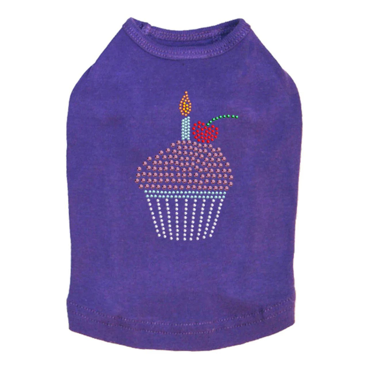 Cupcake with Candle - Dog Tank - Image 8