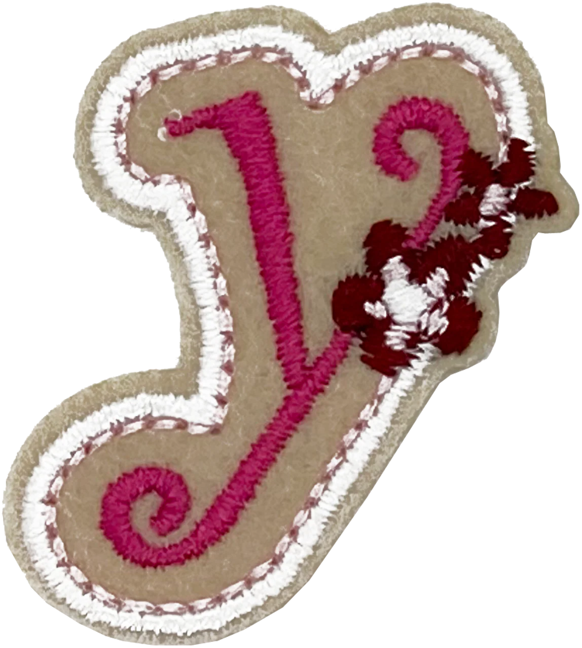 Curly Pink Y - Patch
