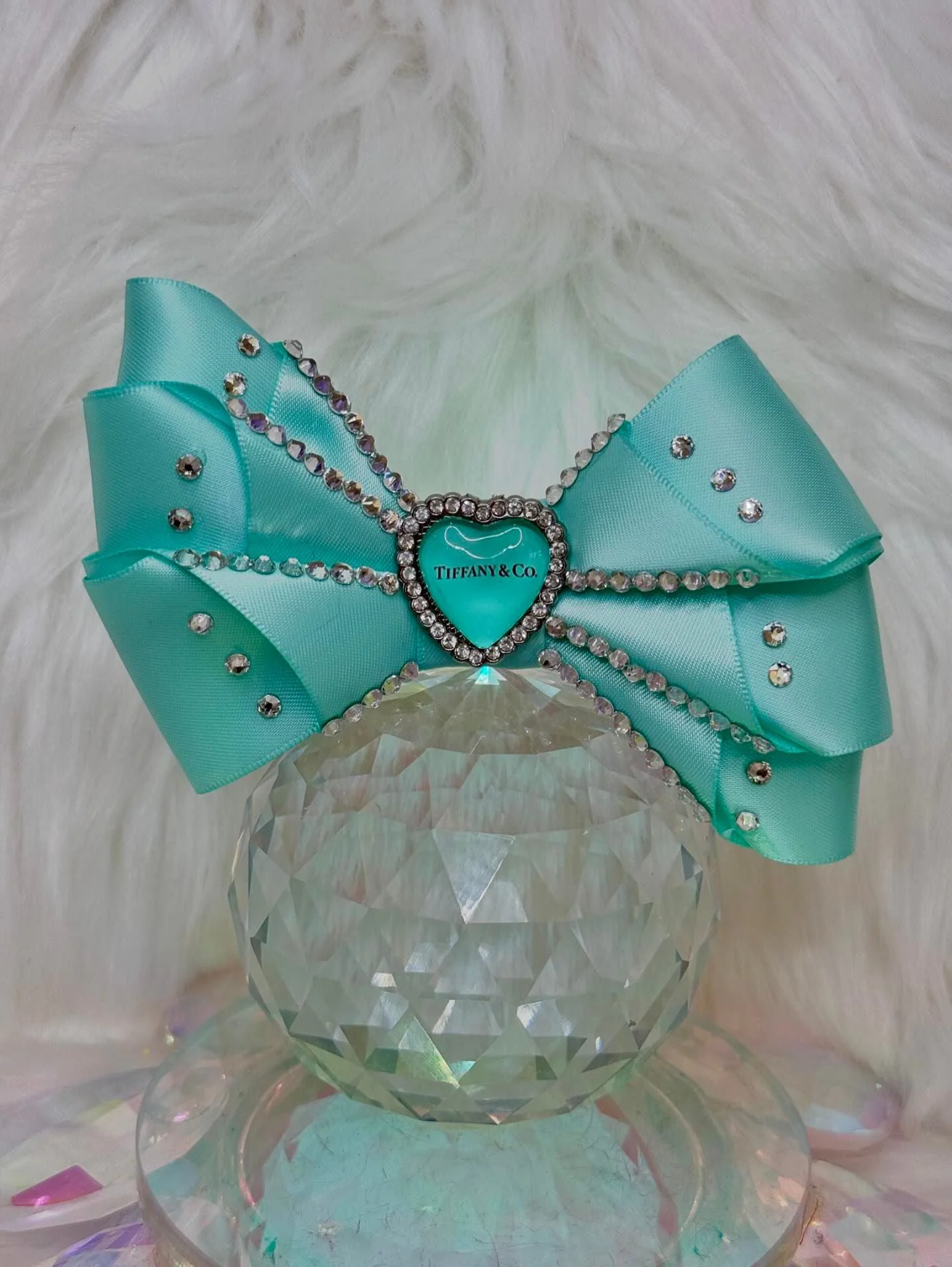 Custom Crystal Hair Bows for Dogs - Image 2
