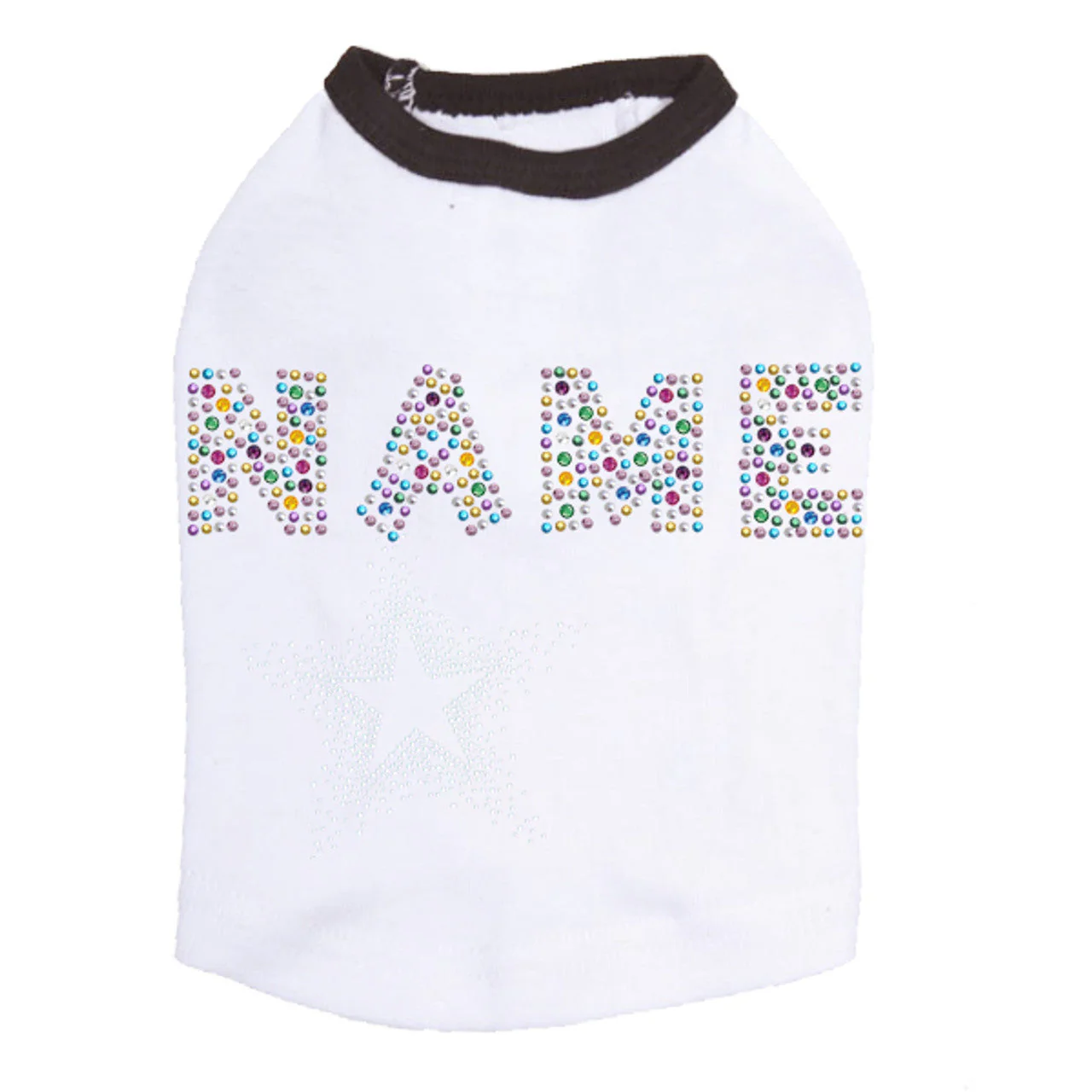 Custom Name - Multicolor - Dog Tank - Image 8