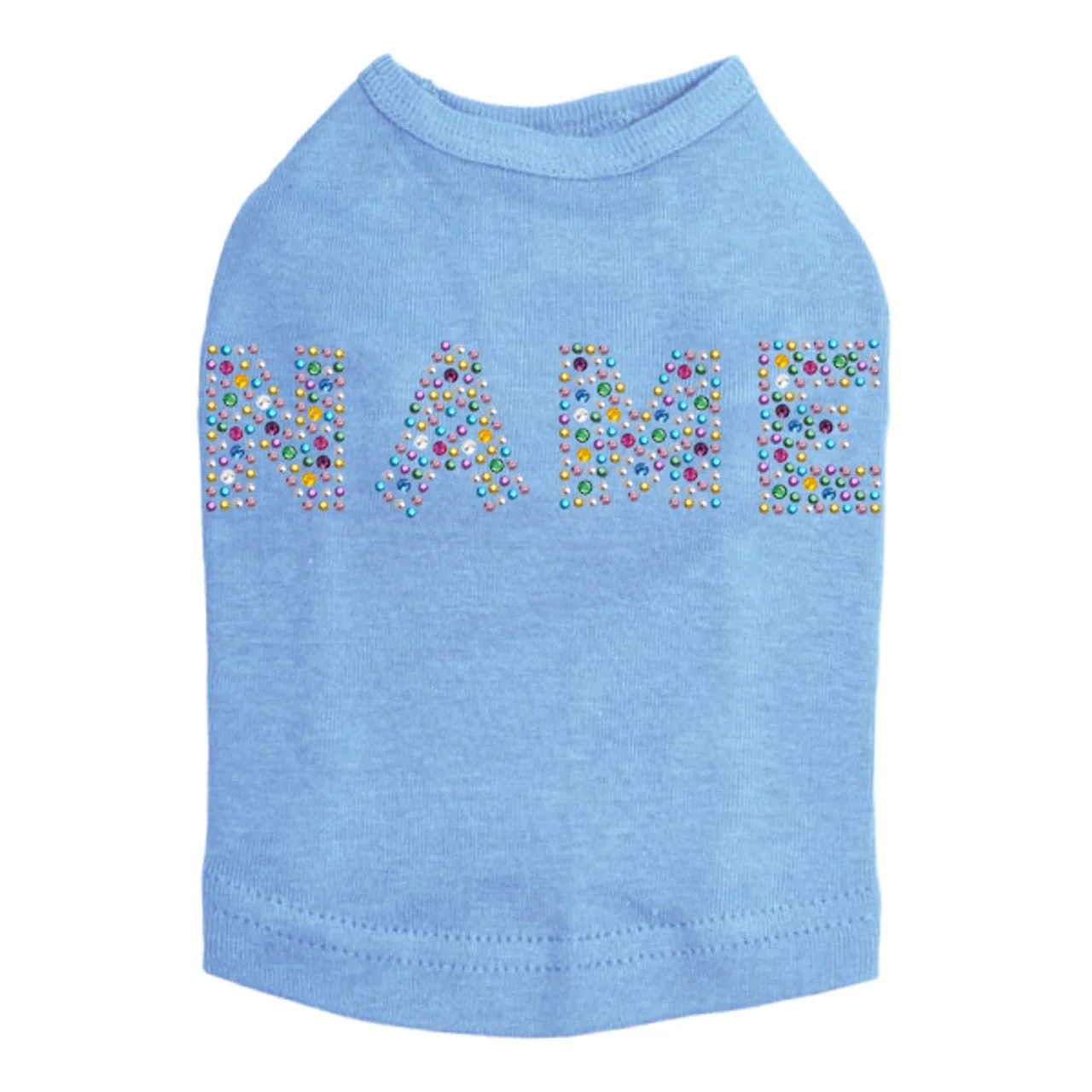 Custom Name - Multicolor - Dog Tank - Image 9