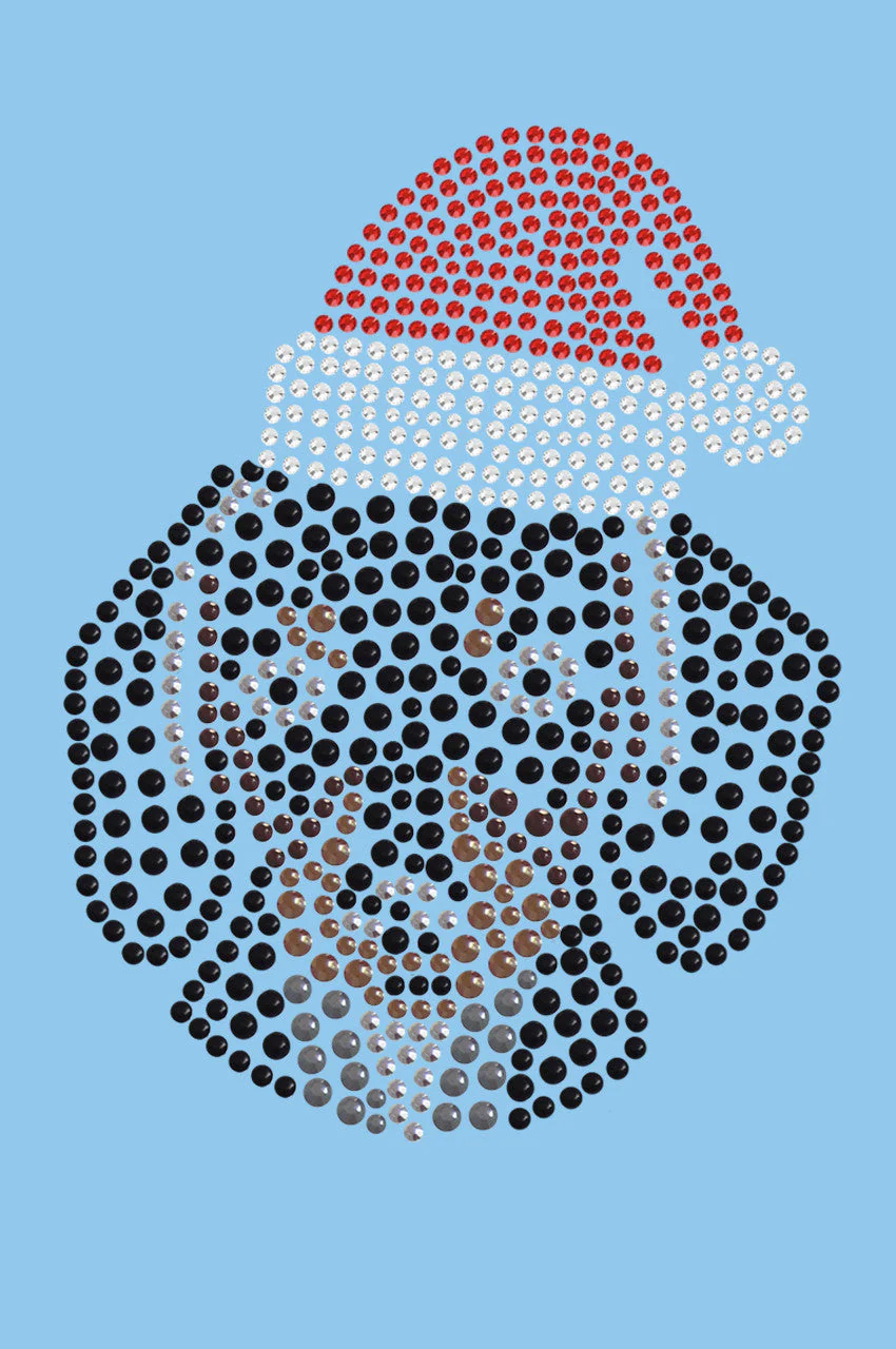 Dachshund Face with Santa Hat - Bandana - Image 13