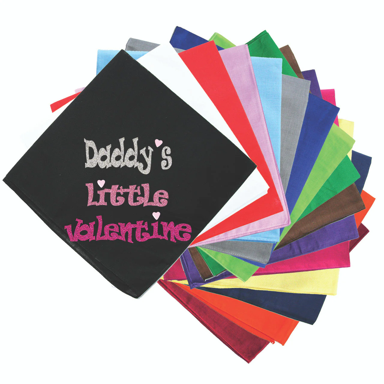 Daddy's Little Valentine Bandanna