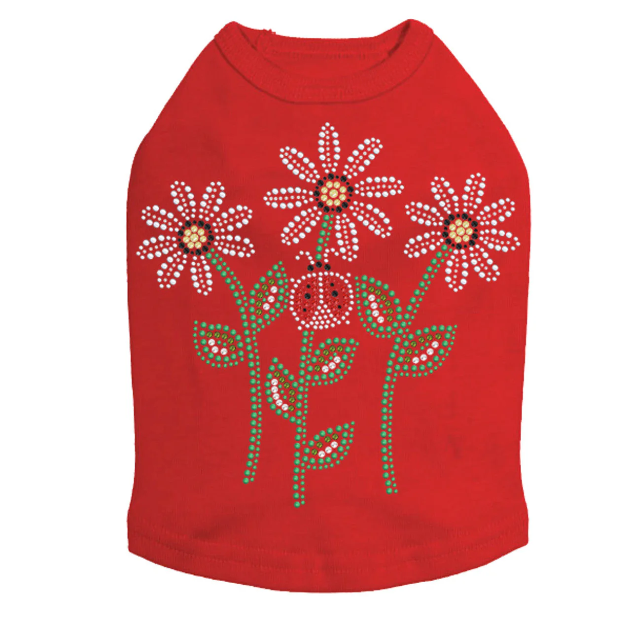 Daisies with Lady Bugs - Dog Tank - Image 5