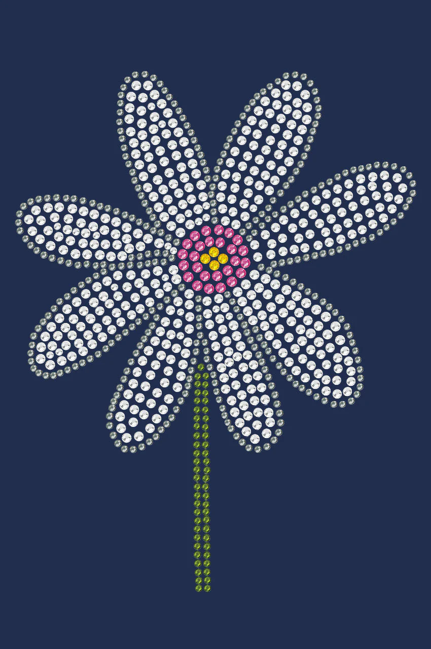 Daisy with Pink Center - Bandanna - Image 6