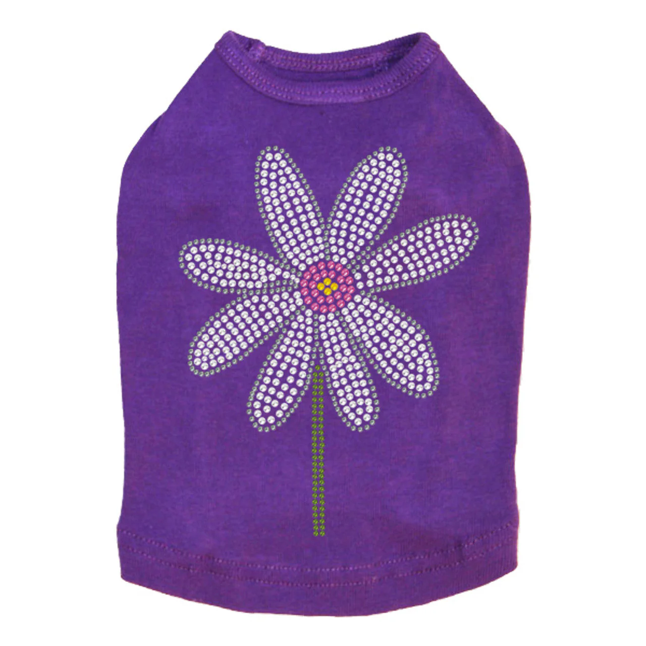 Daisy with Pink Center - Dog Tank - Image 8