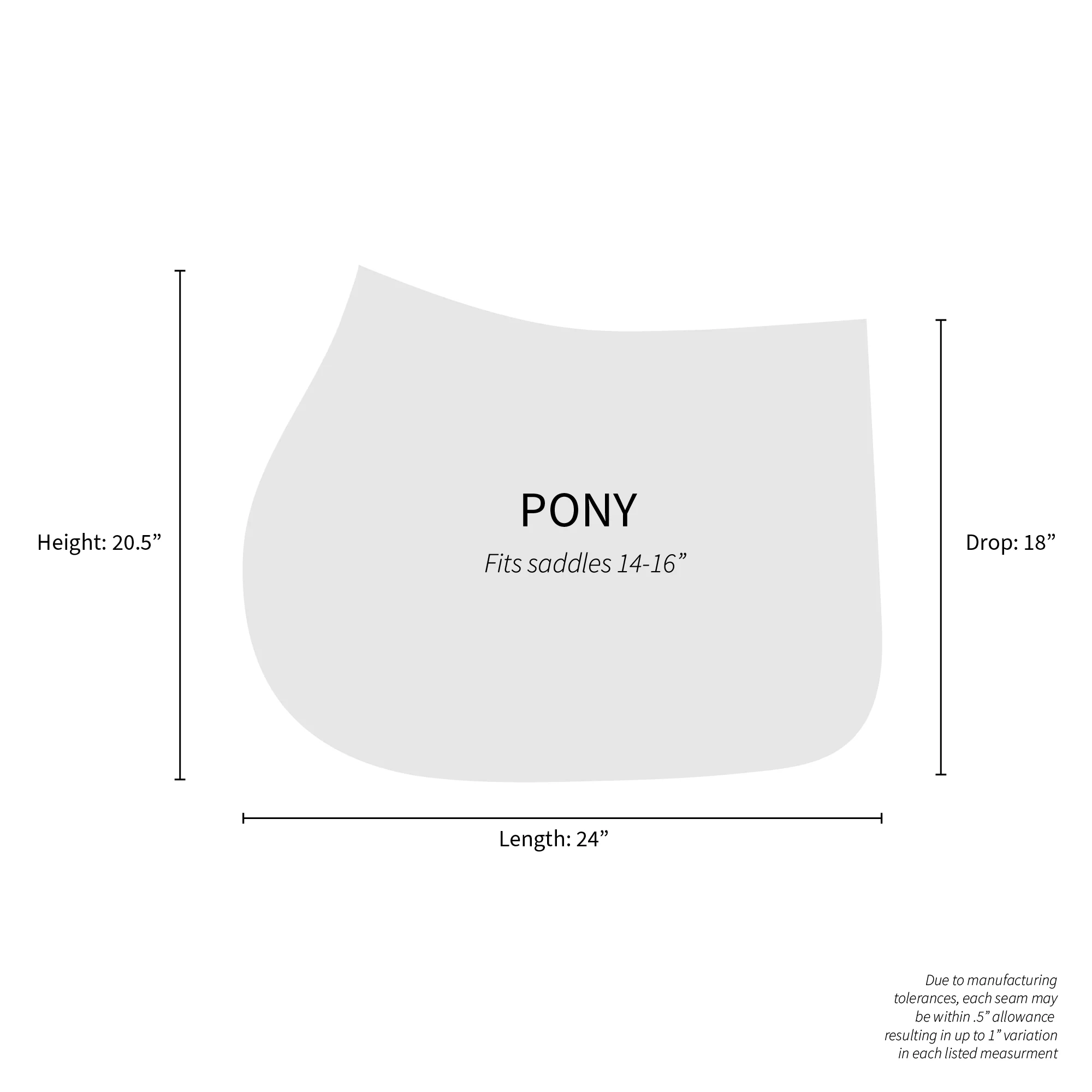 Dapplebay Autumn Toile Pony Saddle Pad - Image 4