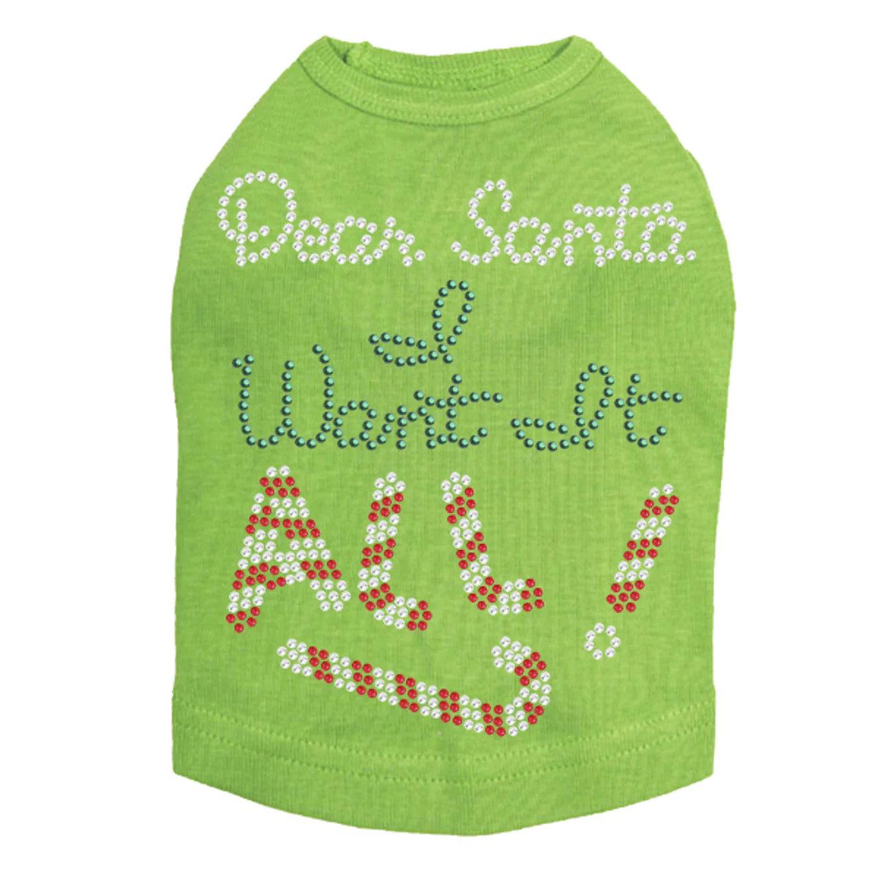 Dear Santa, I Want it All! - Dog Tank - Image 7