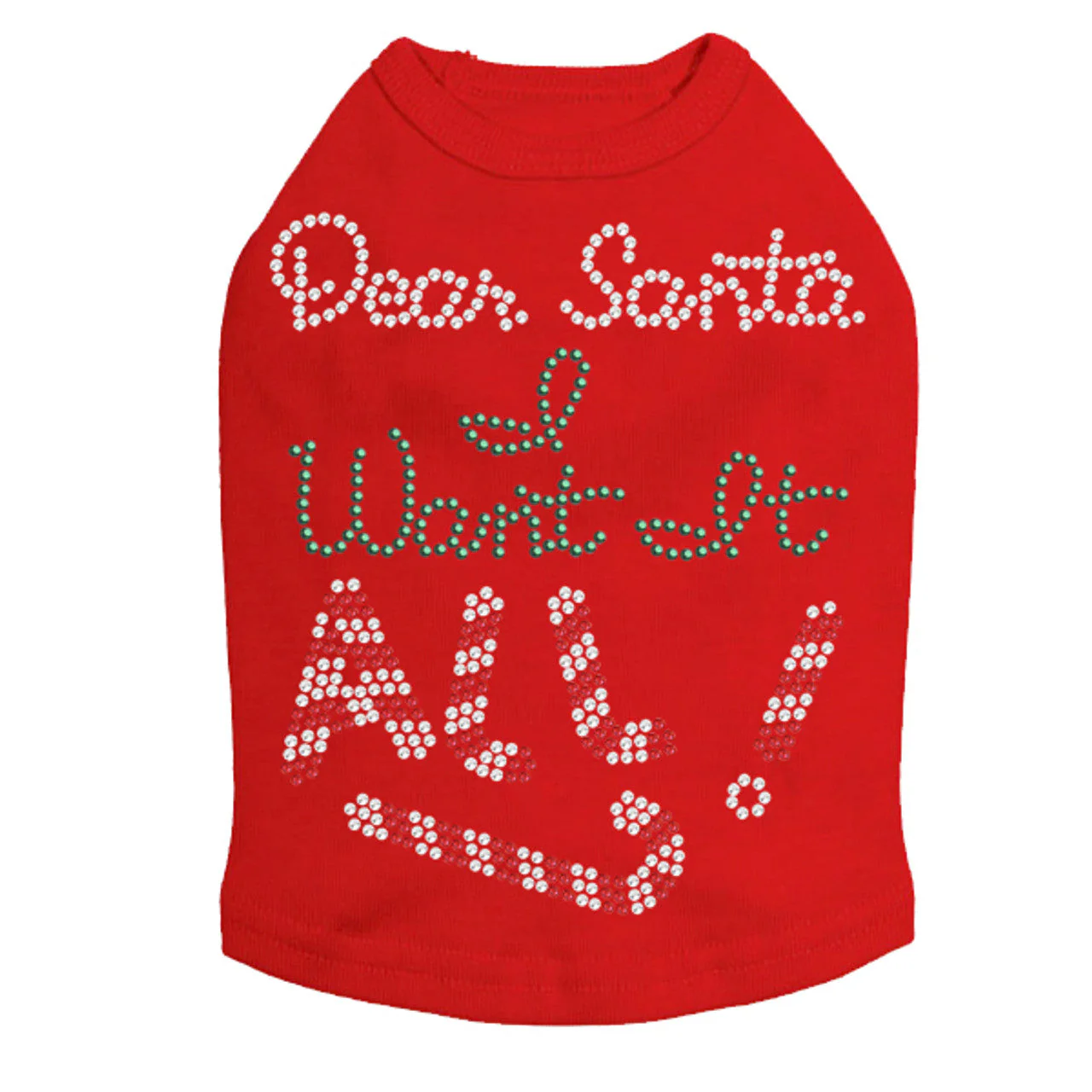 Dear Santa, I Want it All! - Dog Tank - Image 8