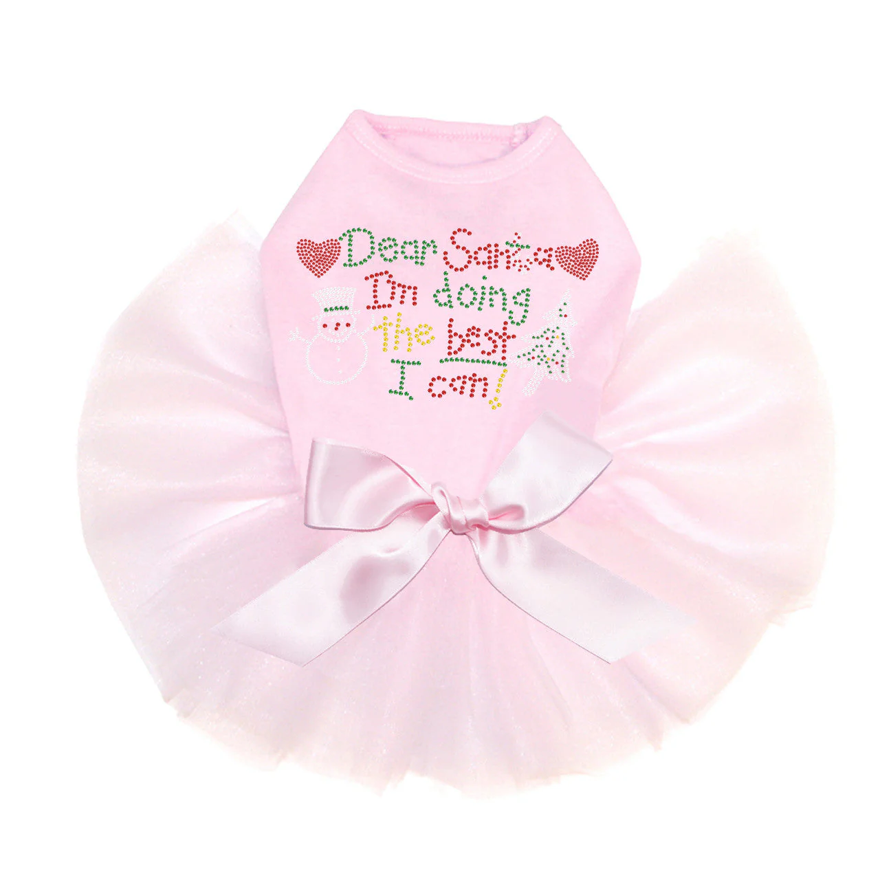 Dear Santa I'm Doing the Best I Can - Custom Tutu - Image 2