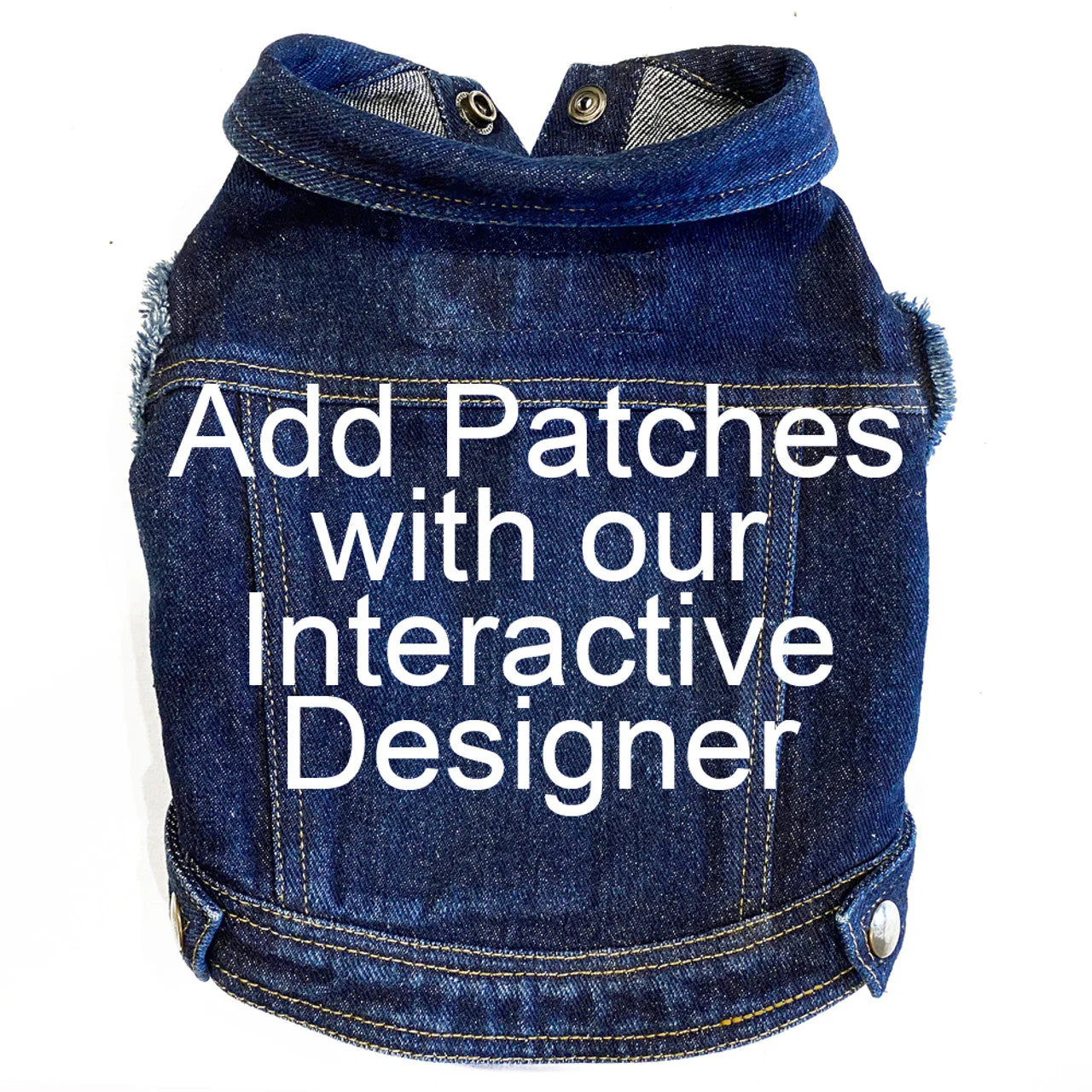 Denim Jacket with Patches
