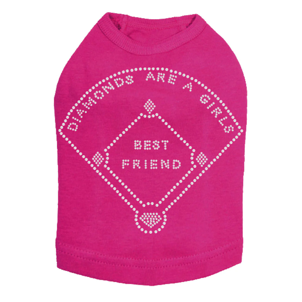 Diamonds are a Girls Best Friend - Dog Tank - Image 3