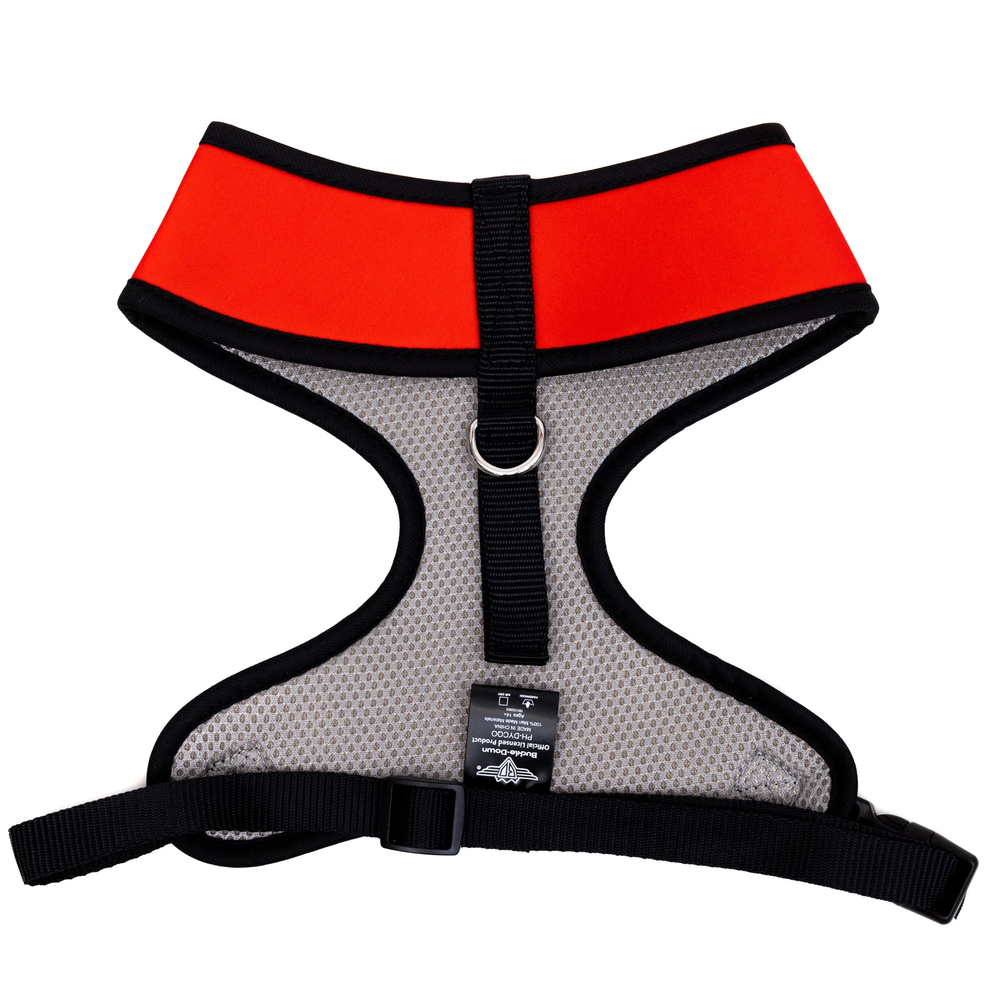Disney Pet Harness, Mickey Mouse Smiling Face Red Black White - Image 2