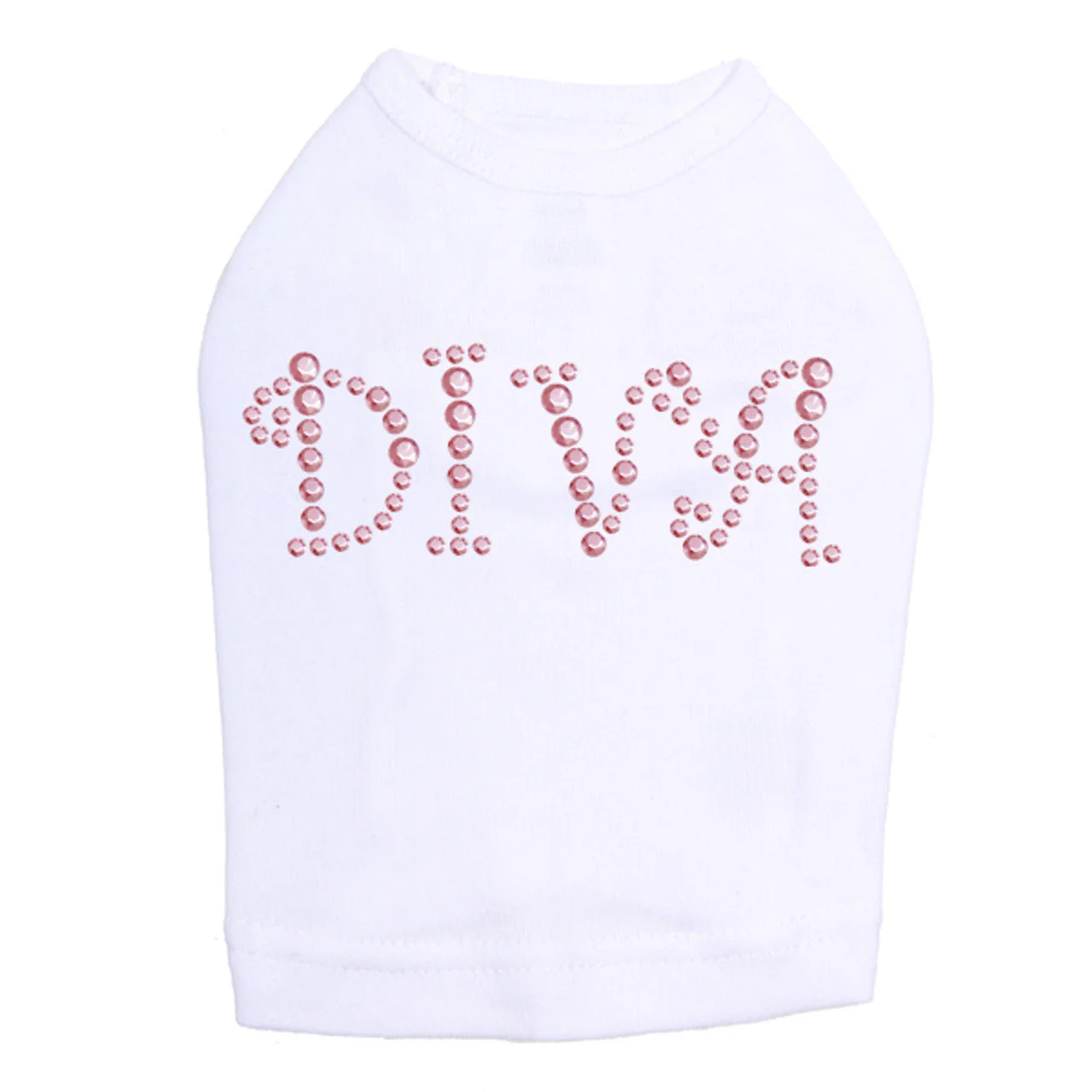 Diva (Pink Rhinestuds) - Dog Tank - Image 11