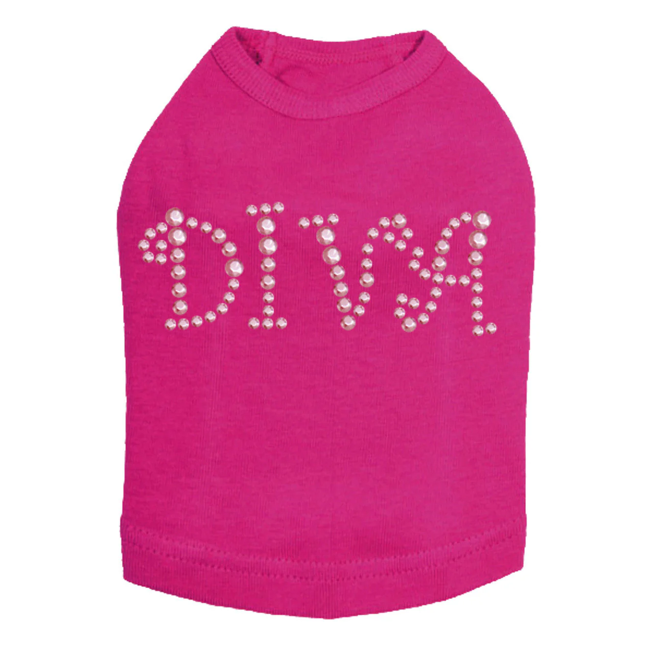 Diva (Pink Rhinestuds) - Dog Tank - Image 13