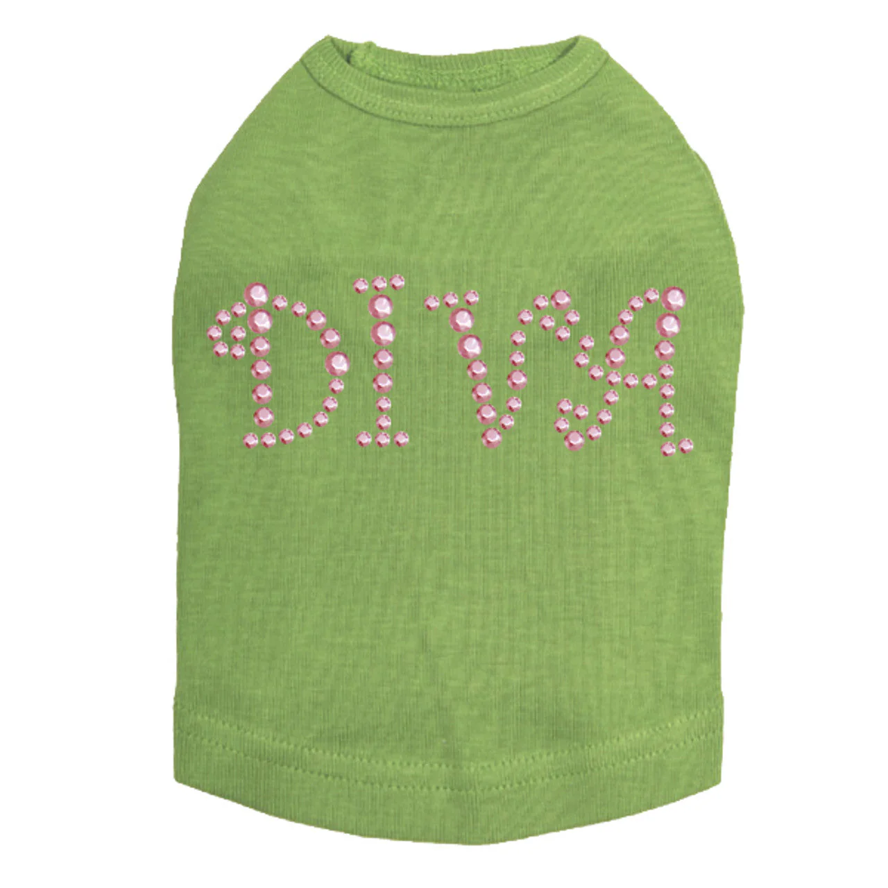 Diva (Pink Rhinestuds) - Dog Tank - Image 14
