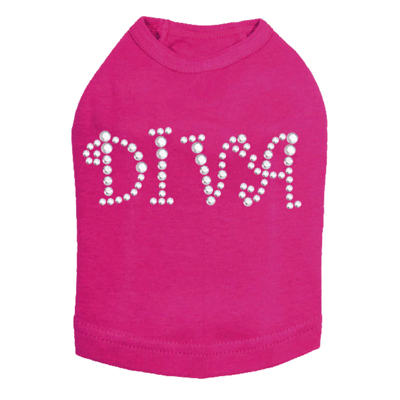 Diva (Silver Rhinestuds) - Dog Tank - Image 13