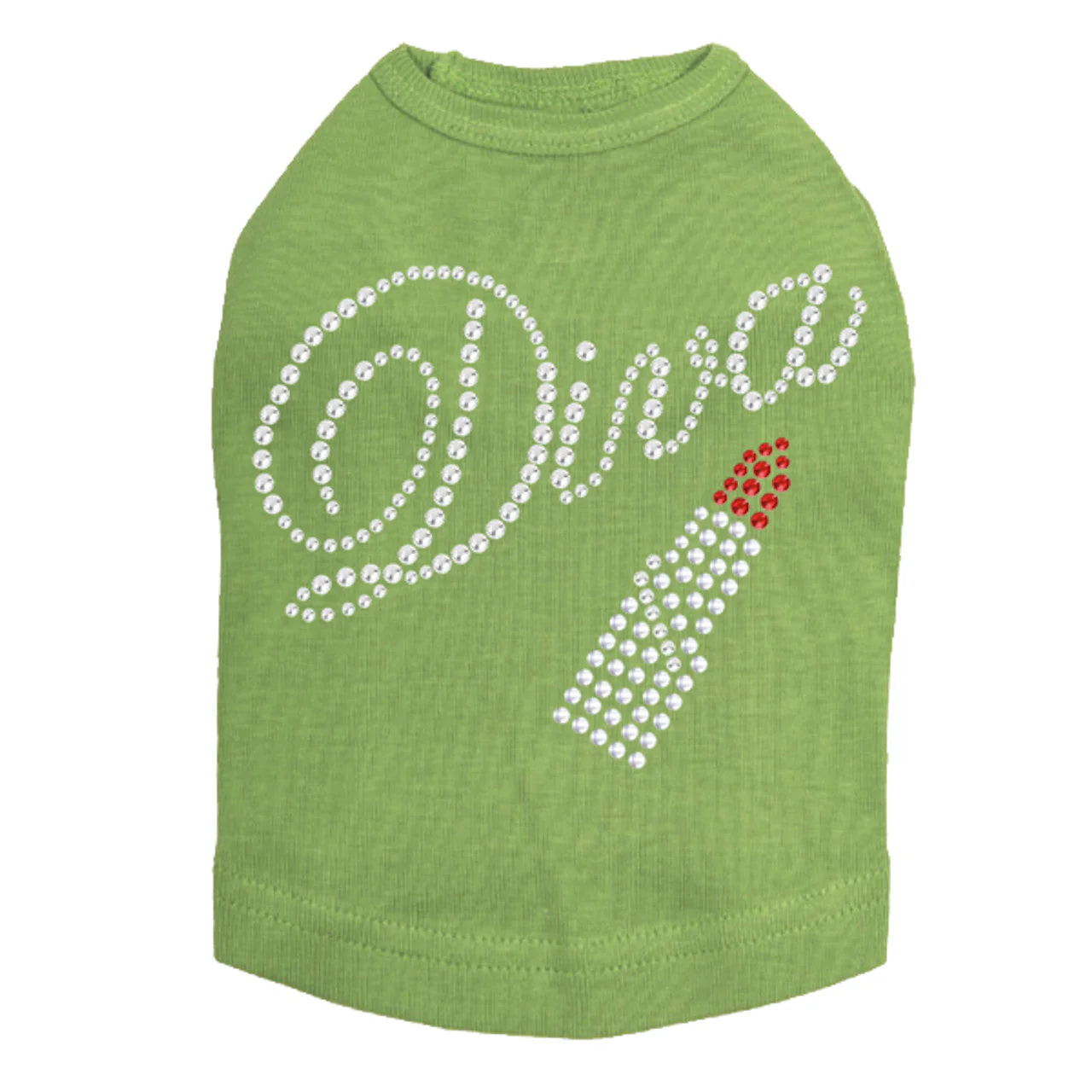Diva with Red Lipstick - Dog Tank - Image 14
