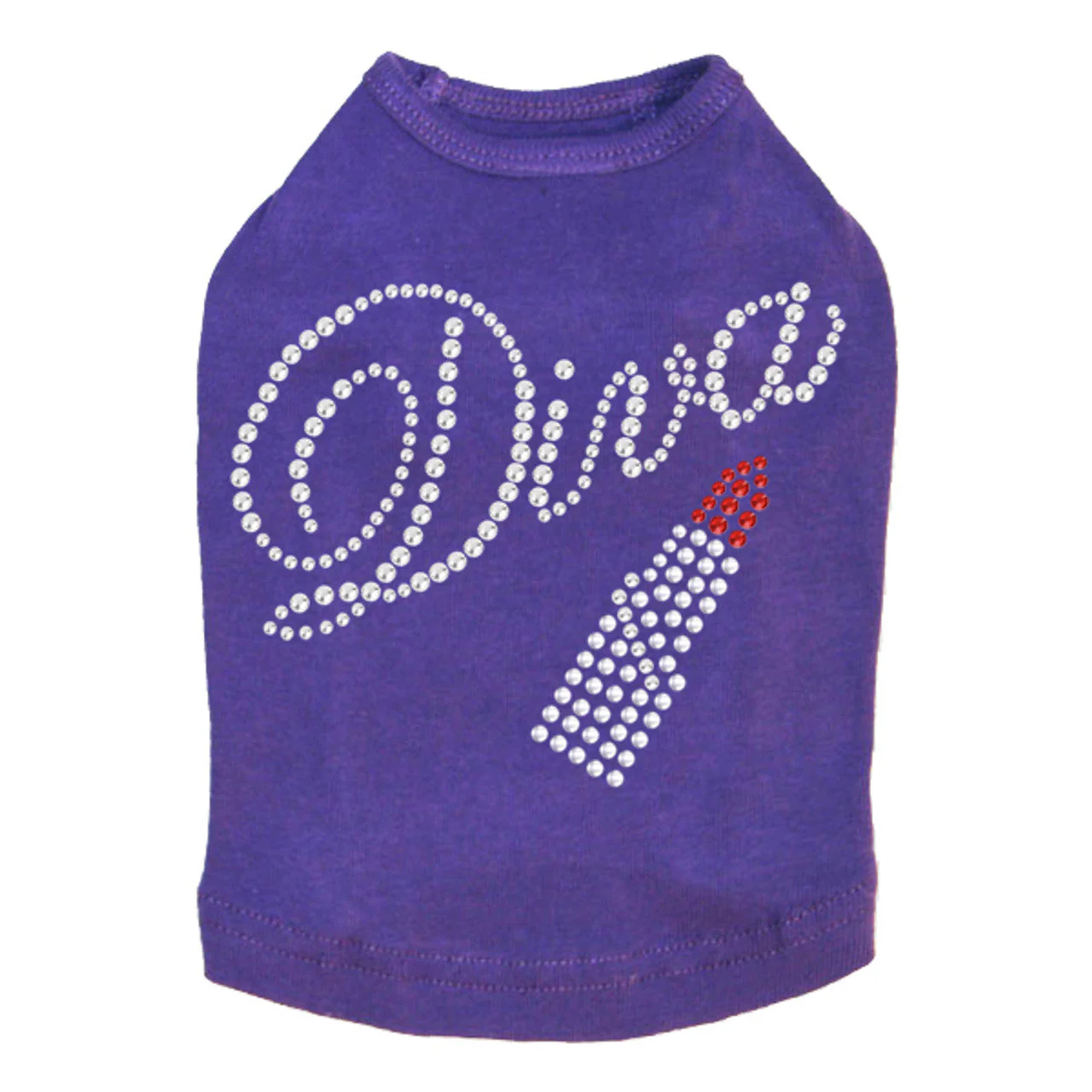 Diva with Red Lipstick - Dog Tank - Image 8
