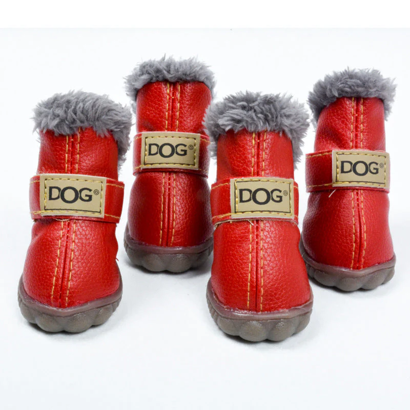 Dog Australia Waterproof Fleece-Lined Warm Dog Snow Boots - Image 28