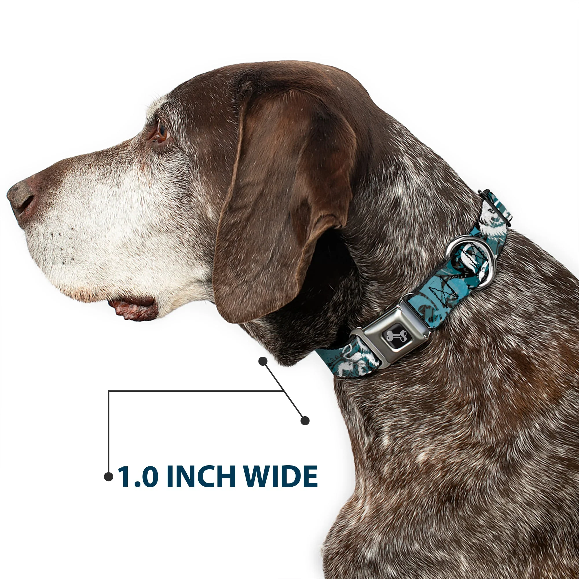Dog Bone Seatbelt Buckle Collar - Gothic 8 - Image 6