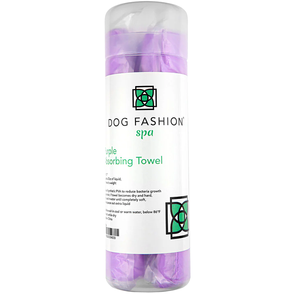 Absorption Towel Purple by Dog Fashion Spa