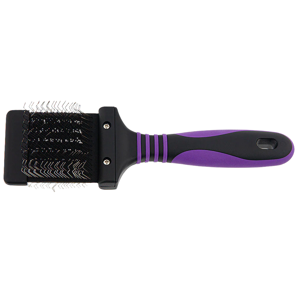 Mini Slicker Brush Purple by Dog Fashion Spa - Image 2
