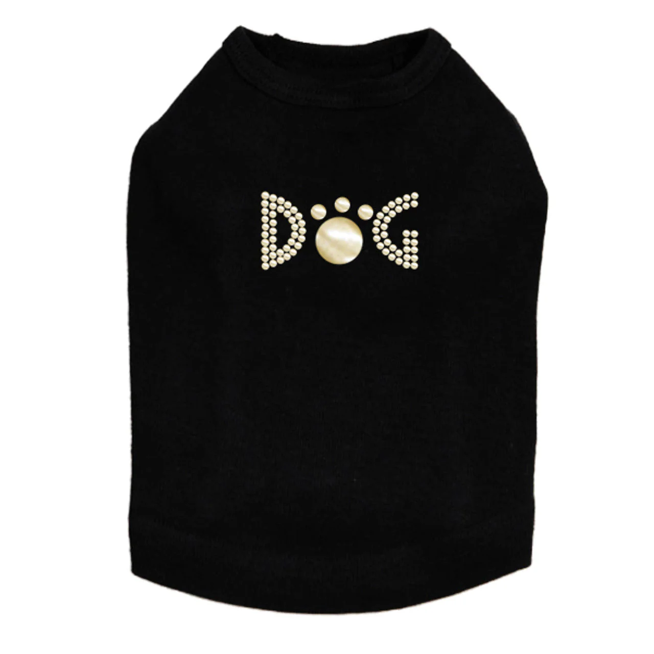 Dog (Gold Nailheads) - Dog Tank - Image 9