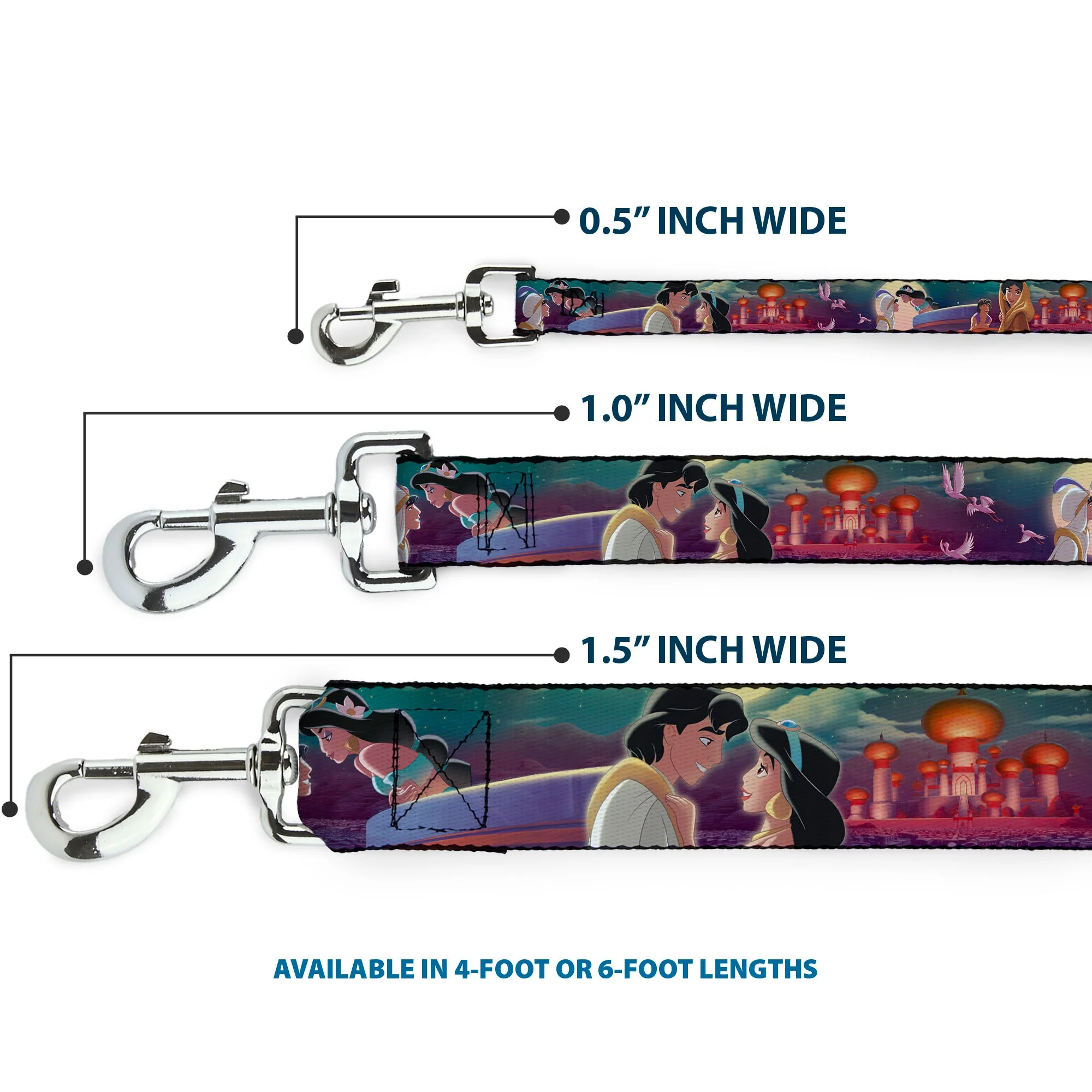 Dog Leash - Aladdin & Jasmine Scenes/Castle/Birds - Image 3