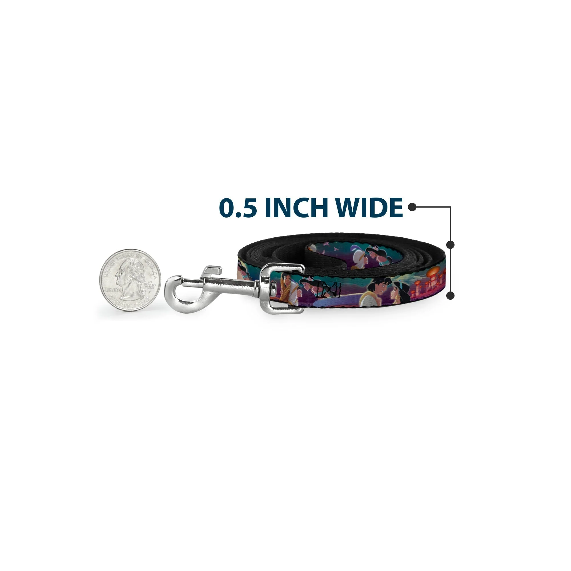 Dog Leash - Aladdin & Jasmine Scenes/Castle/Birds - Image 4