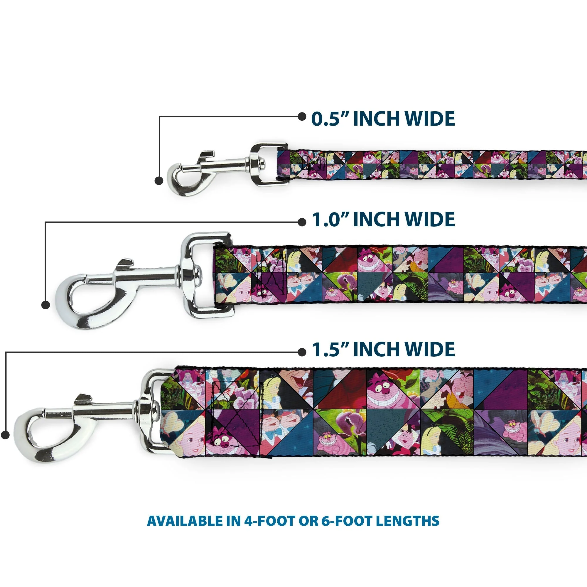 Dog Leash - Alice in Wonderland Kaleidoscope Scenes - Image 3