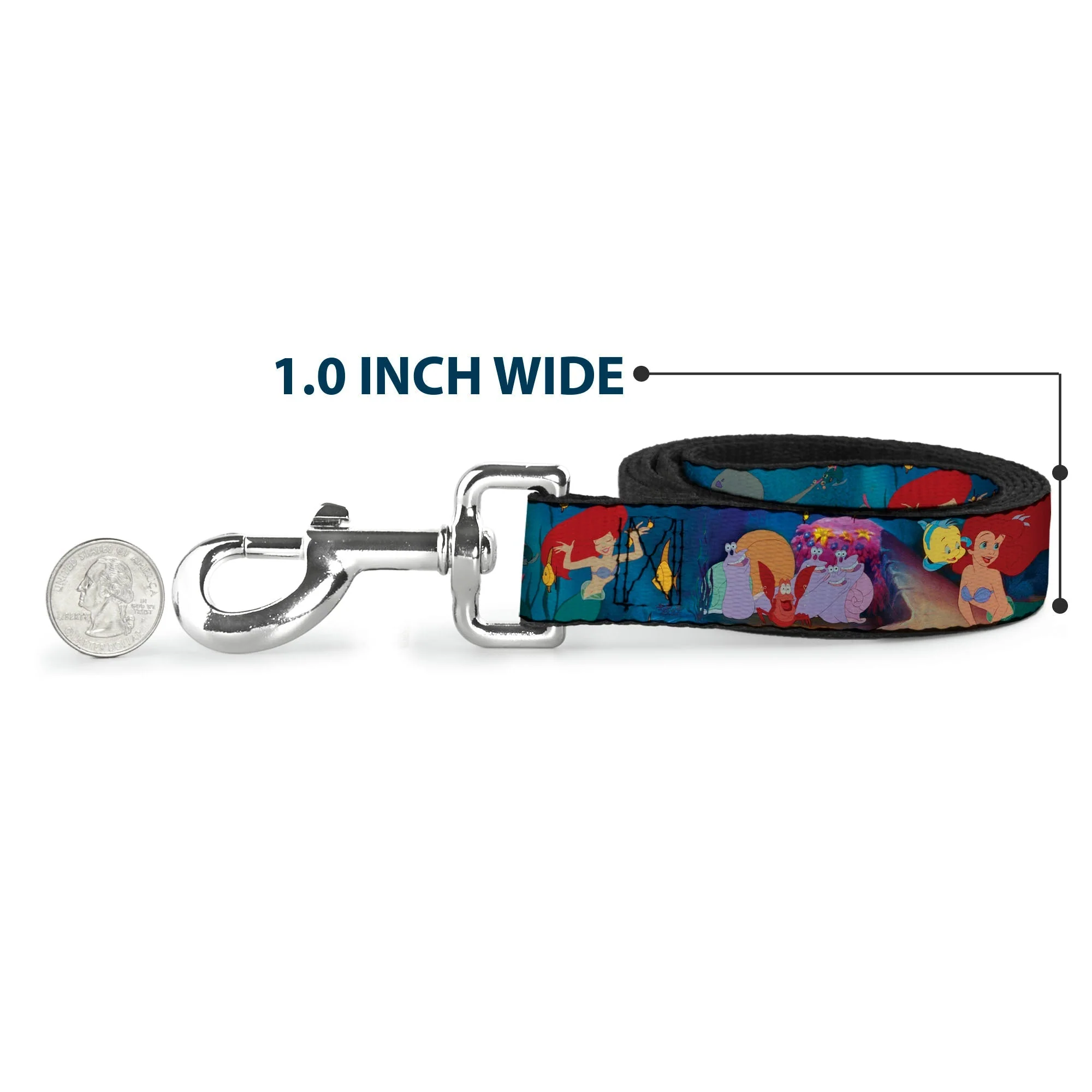 Dog Leash - Ariel, Sebastian & Flounder Scene - Image 5