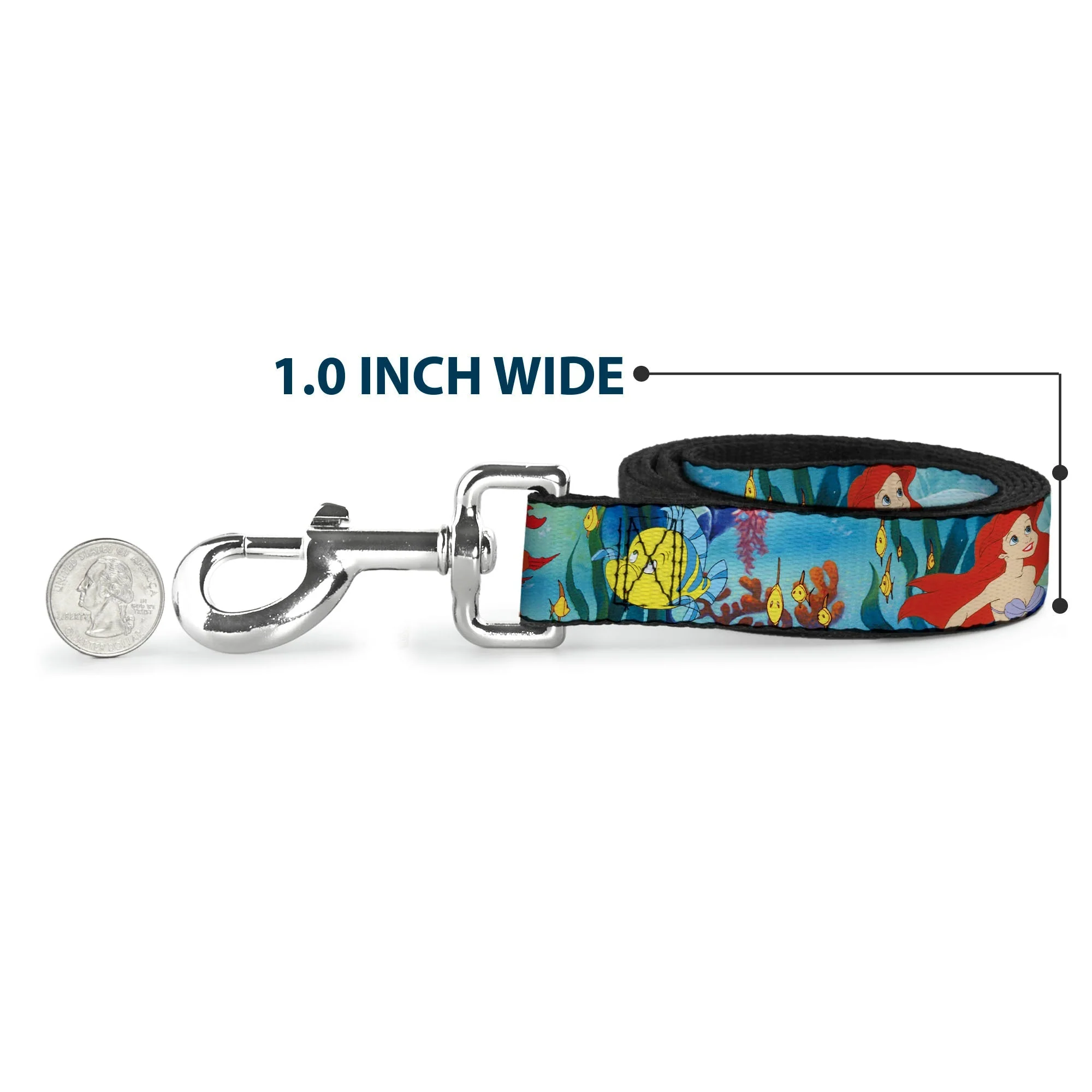Dog Leash - Ariel, Sebastian & Flounder Scene2 - Image 5