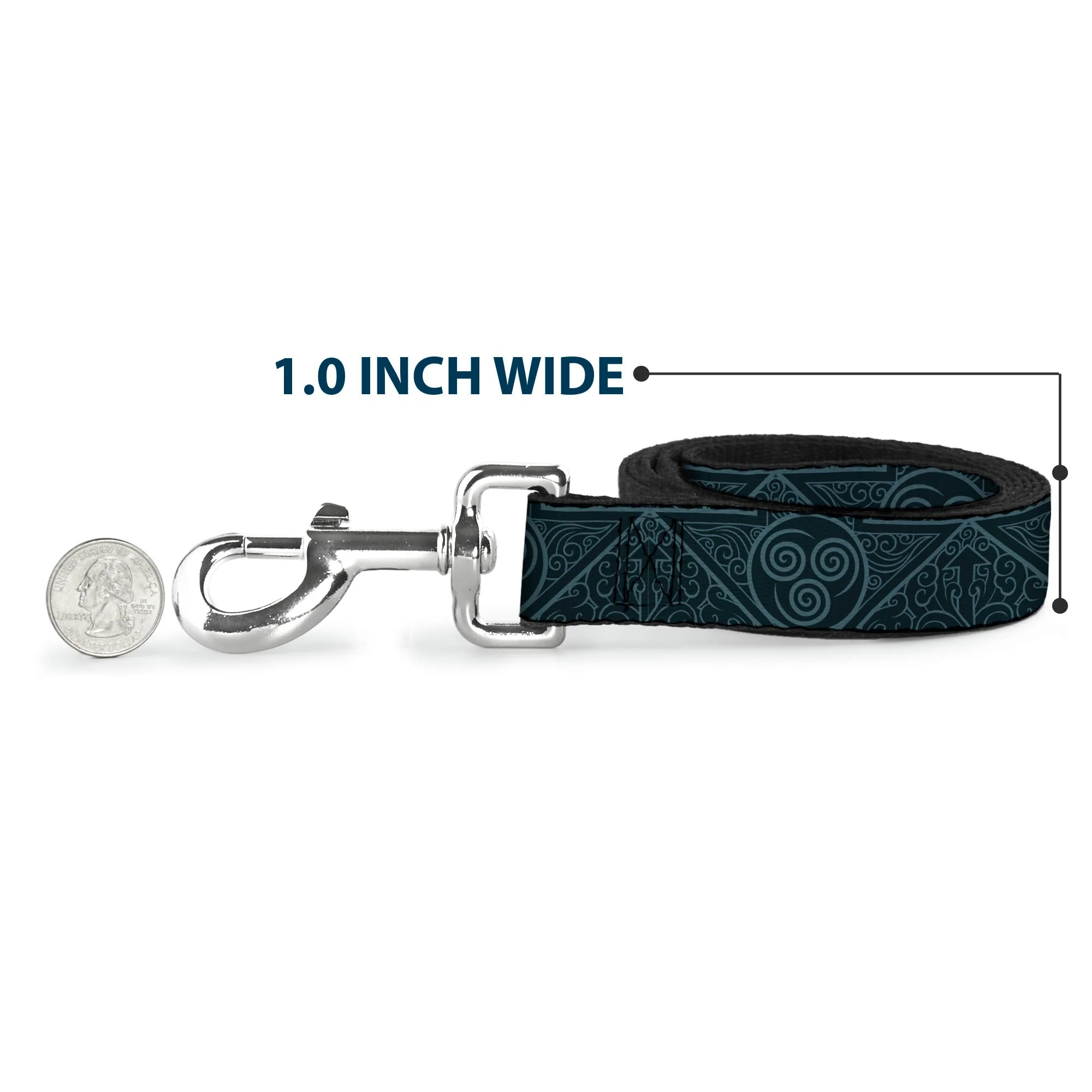 Dog Leash - Avatar Last Airbender Air Element Symbol Blues - Image 5