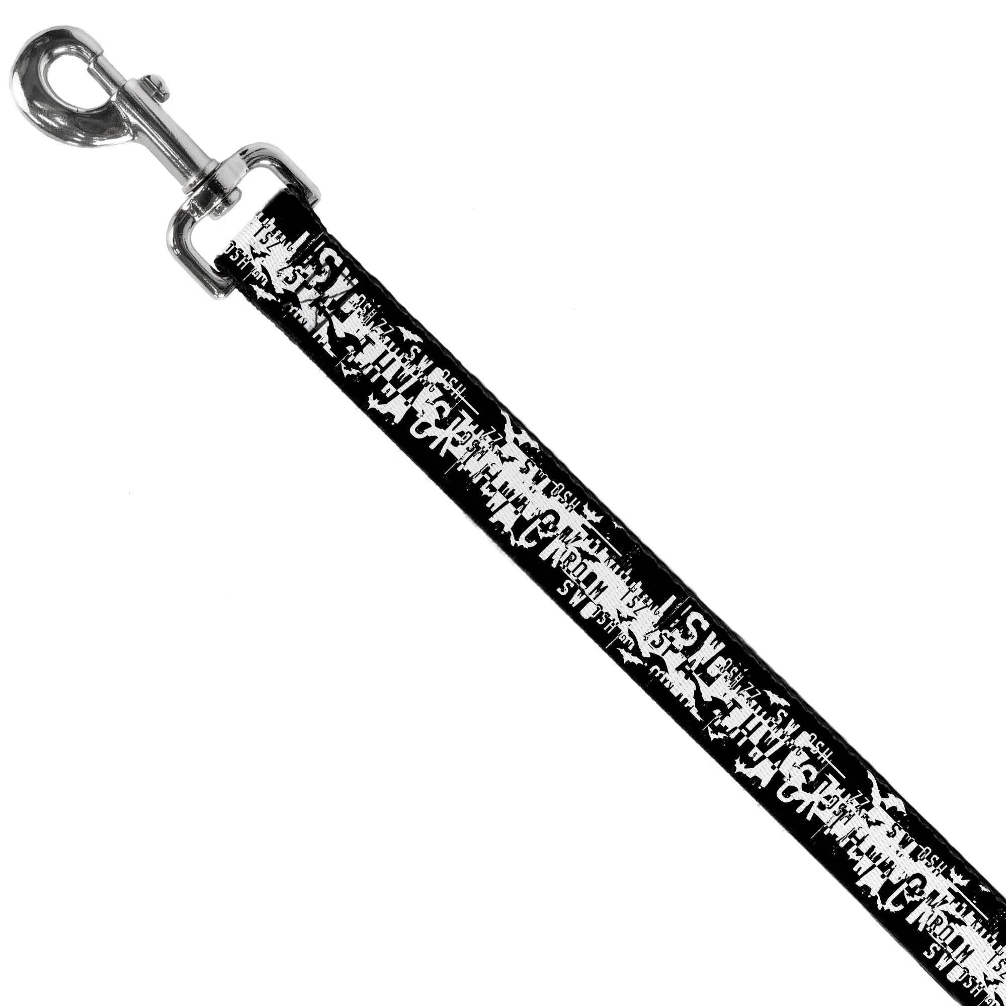 Dog Leash - Batman Action Verbiage Black/White - Image 2