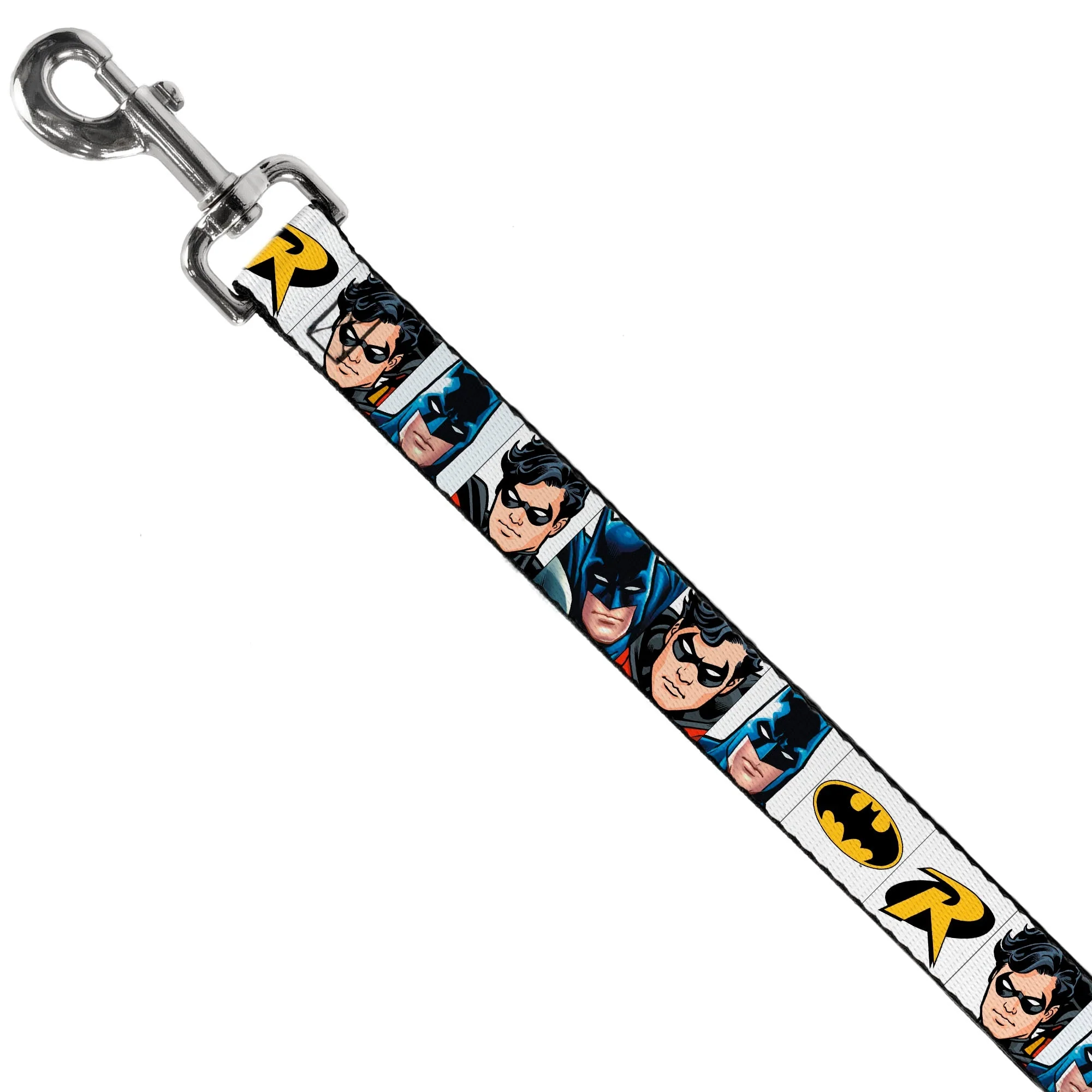 Dog Leash - Batman & Robin Blocks White - Image 2
