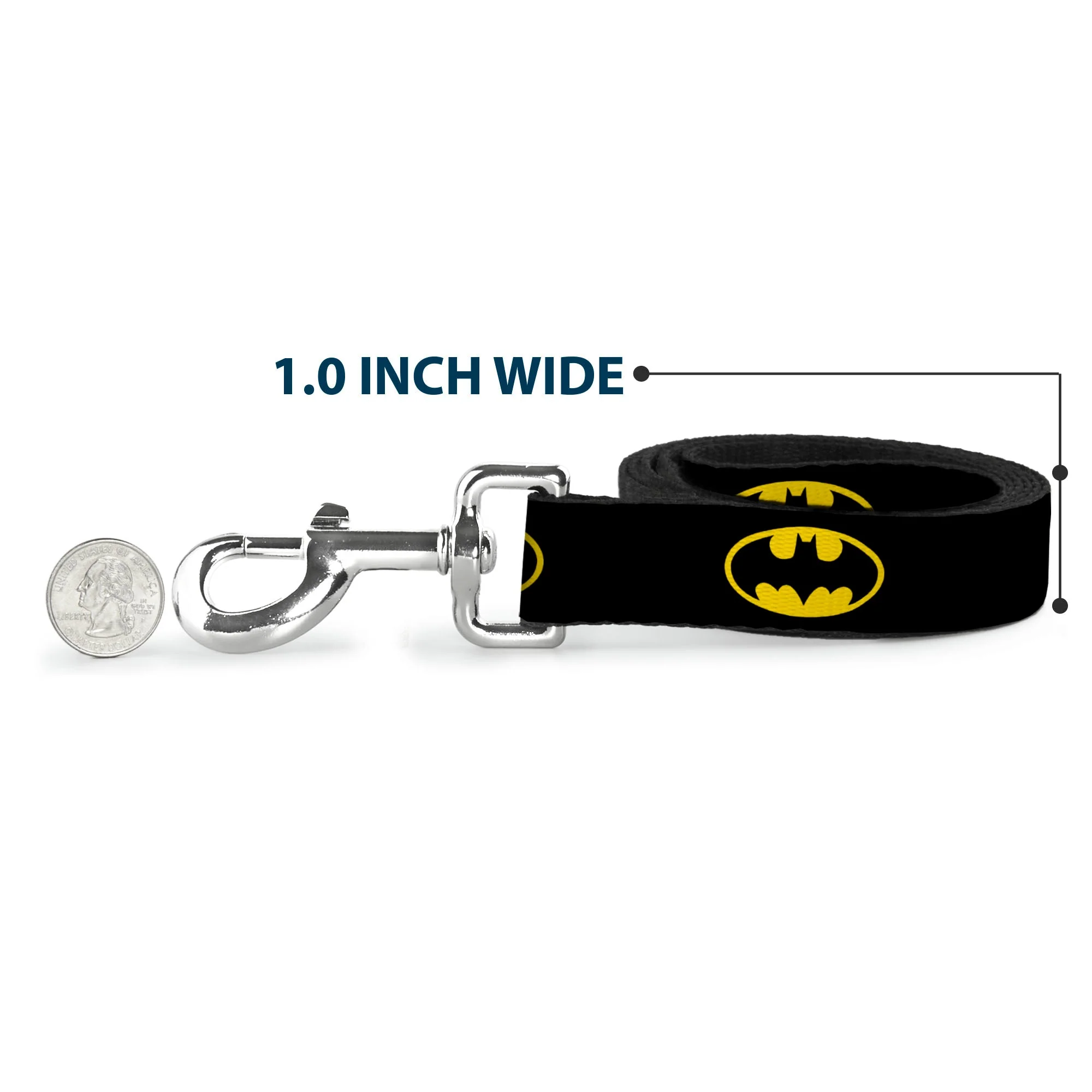 Dog Leash - Batman Shield Black/Yellow - Image 5