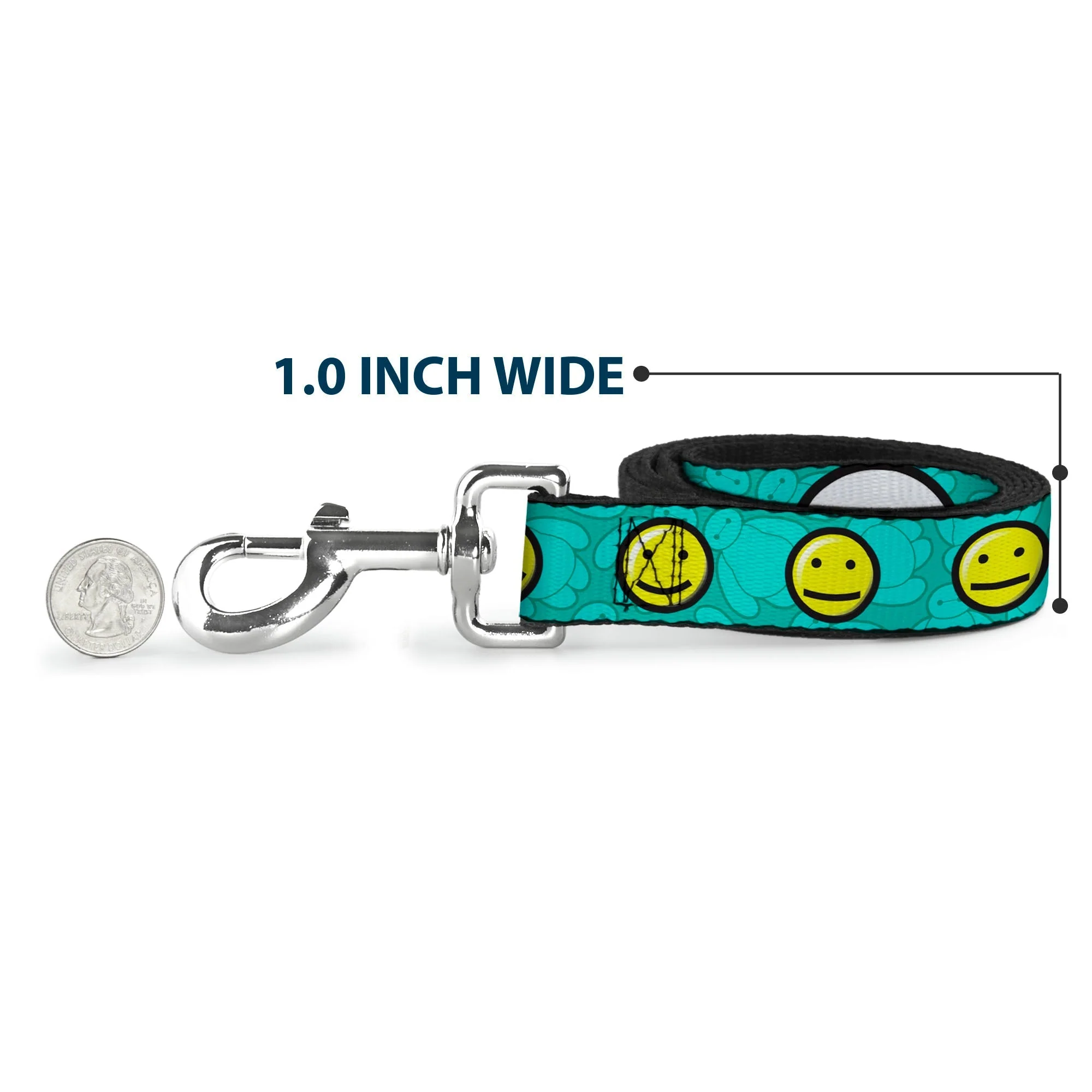 Dog Leash - Baymax/Mood Expressions/Baymax Scattered Turquoise - Image 5