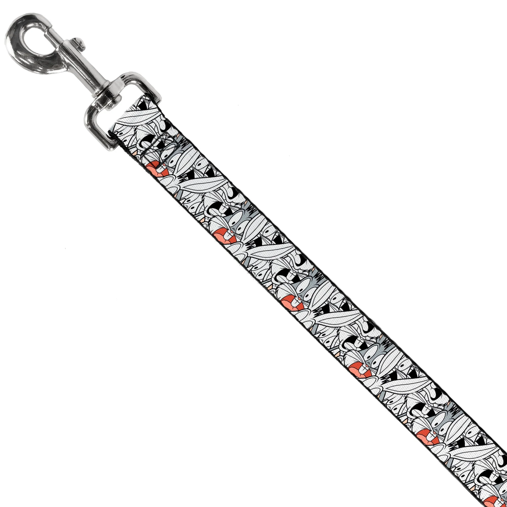 Dog Leash - Bugs Bunny Expressions Stacked White/Black/Gray - Image 2
