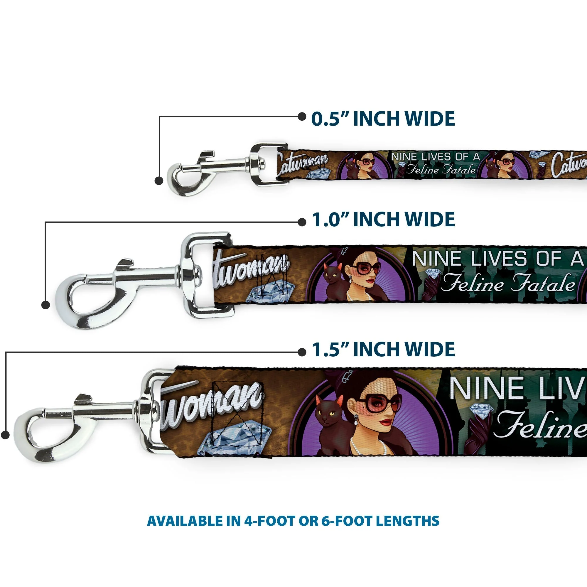 Dog Leash - CATWOMAN-NINE LIVES OF A FELINE FATALE Bombshell Pose/Diamonds - Image 3
