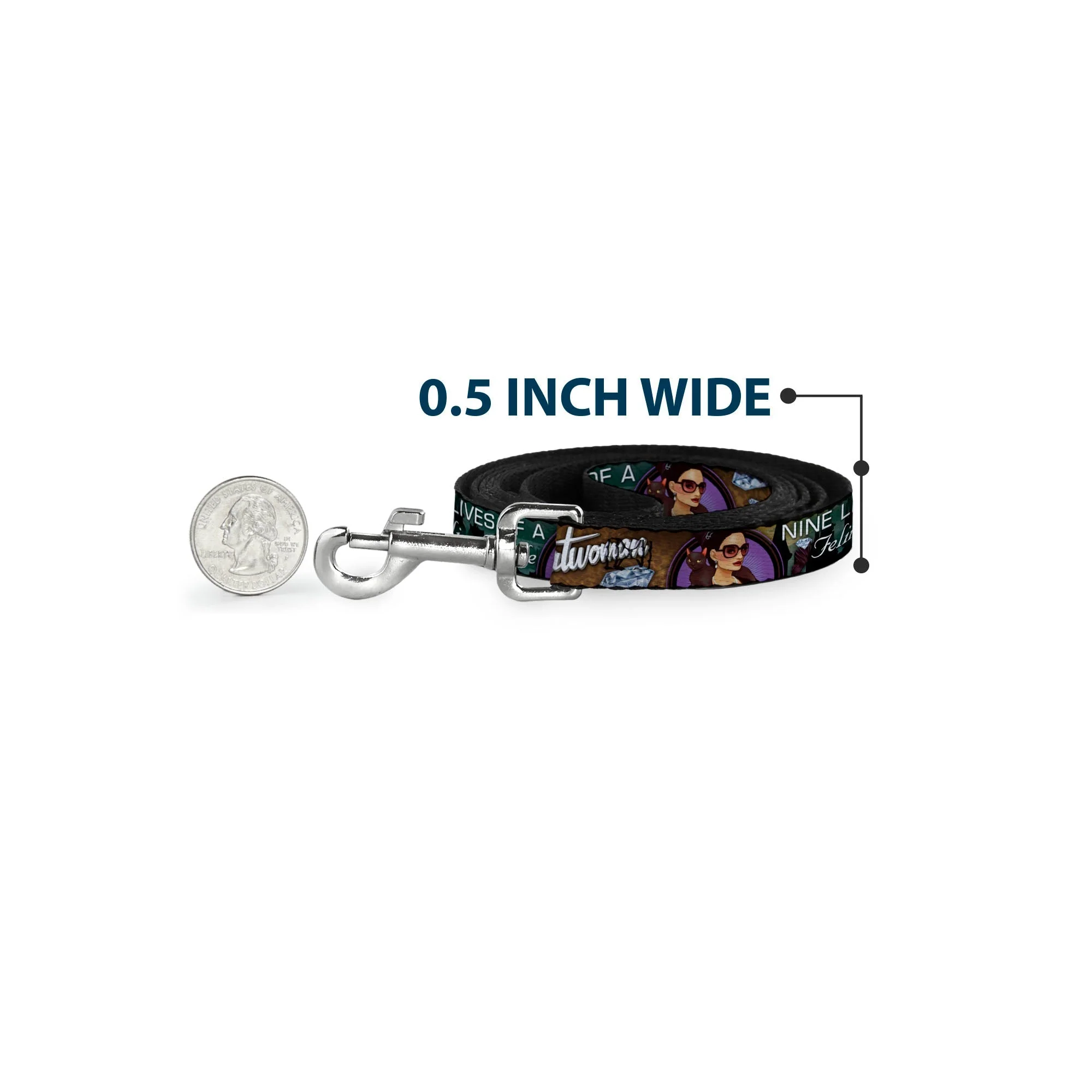 Dog Leash - CATWOMAN-NINE LIVES OF A FELINE FATALE Bombshell Pose/Diamonds - Image 4