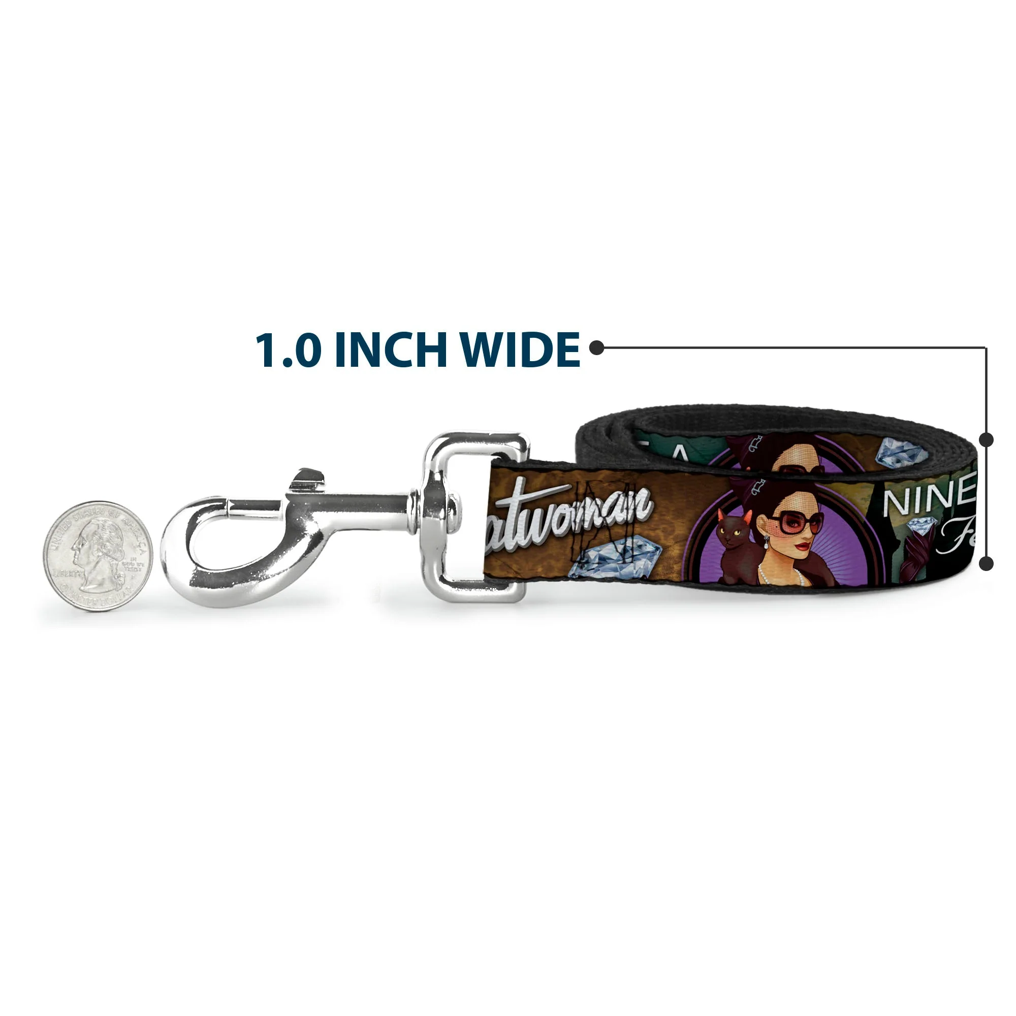 Dog Leash - CATWOMAN-NINE LIVES OF A FELINE FATALE Bombshell Pose/Diamonds - Image 5