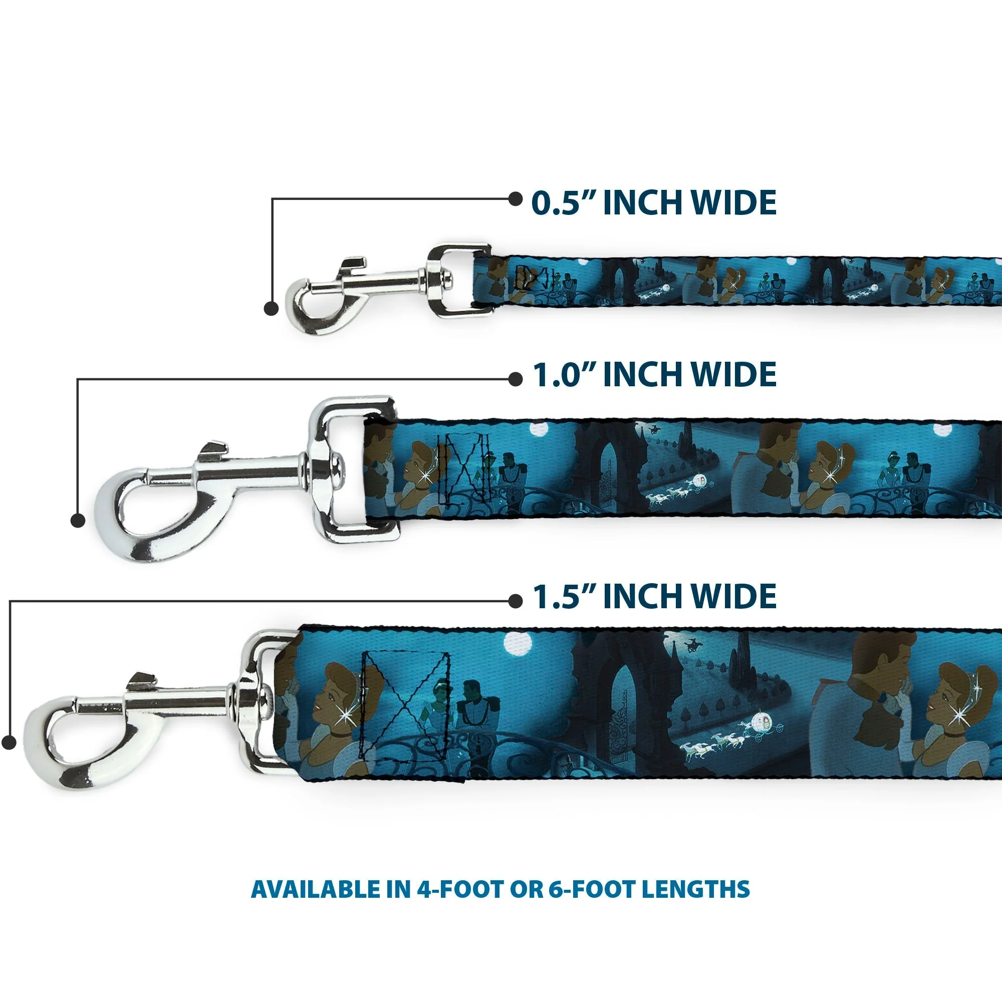 Dog Leash - Cinderella Transformation Blue Fade - Image 3
