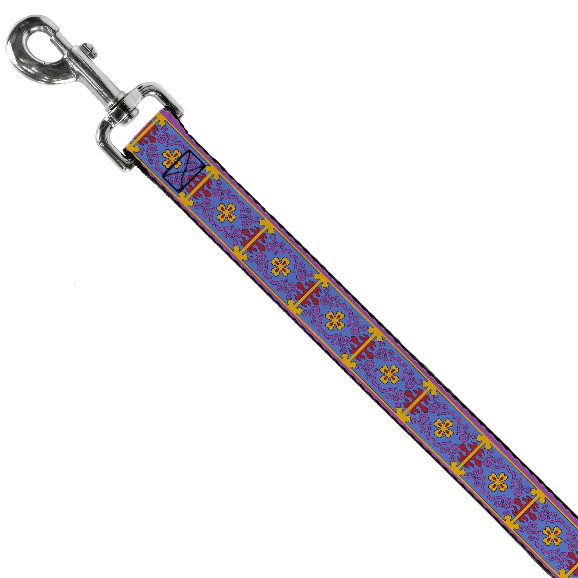Dog Leash - Classic Aladdin Magic Carpet Tapestry Blue/Purple/Gold/Red - Image 2