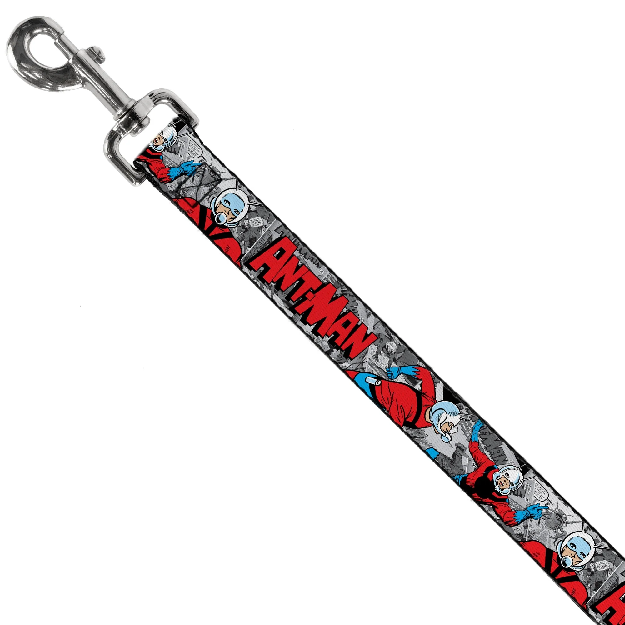 Dog Leash - Classic ANT-MAN 3-Poses/Comic Stacked Grays/Black/Red - Image 2