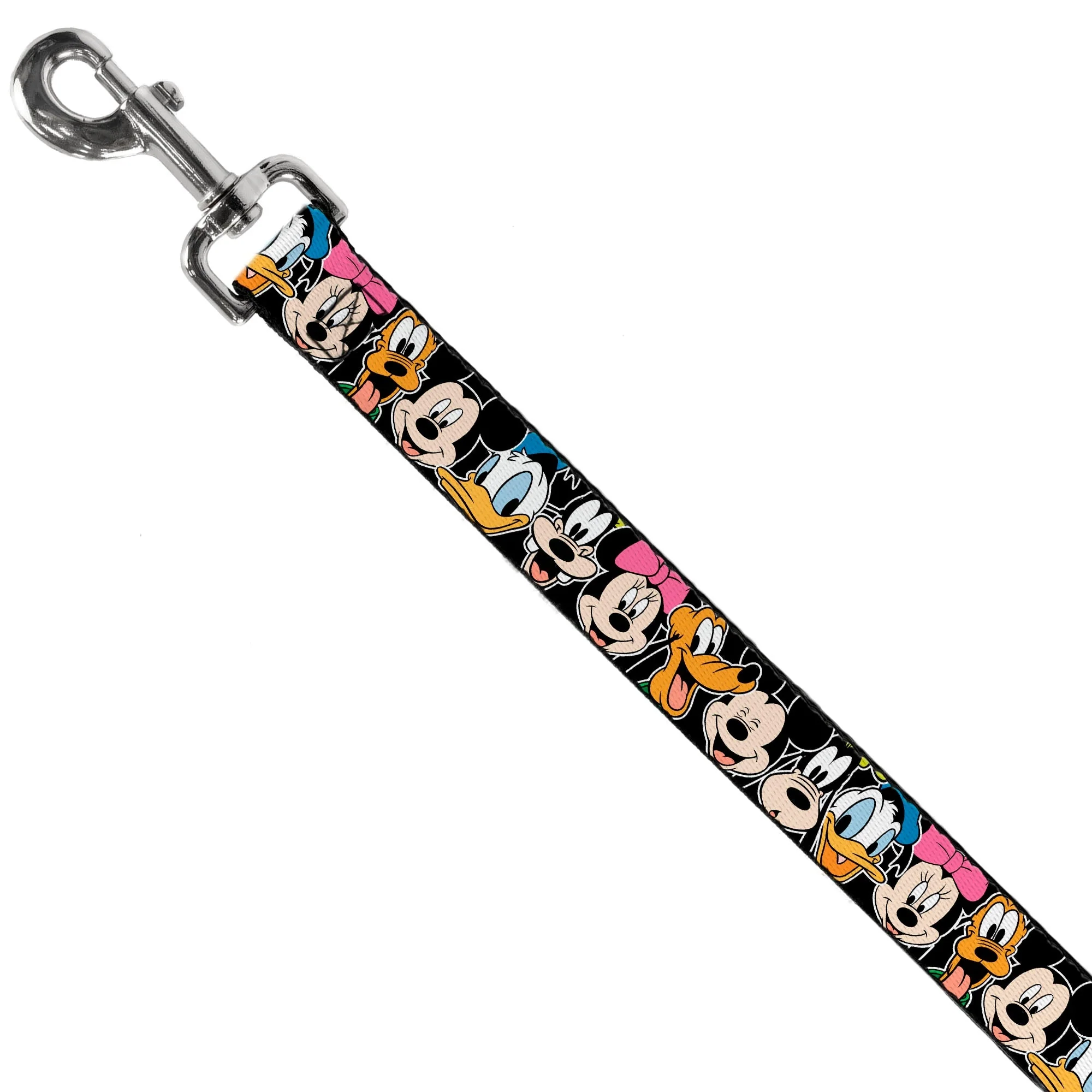 Dog Leash - Classic Disney Character Faces Black - Image 2