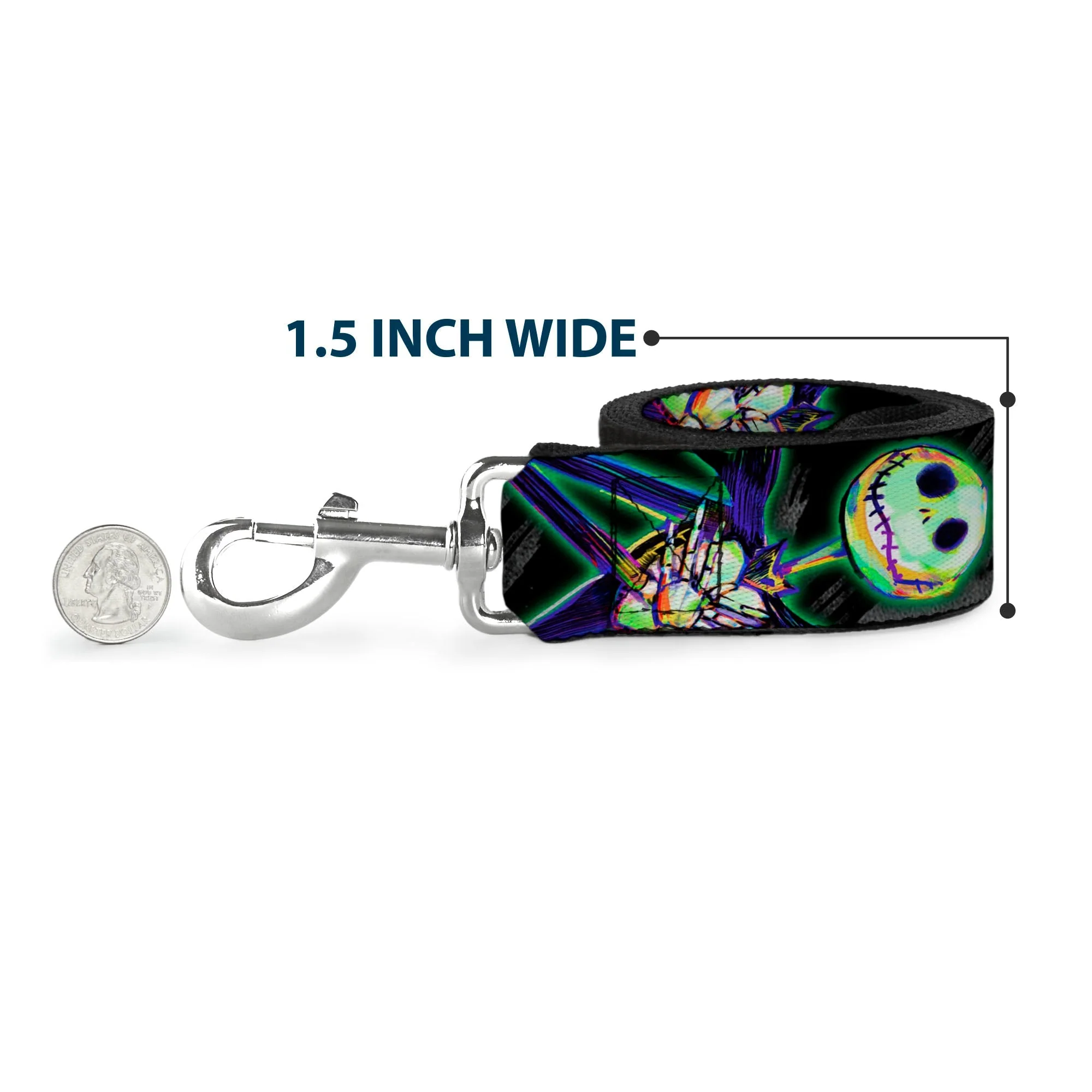 Dog Leash - Classic Mickey Mouse Pose Black - Image 6