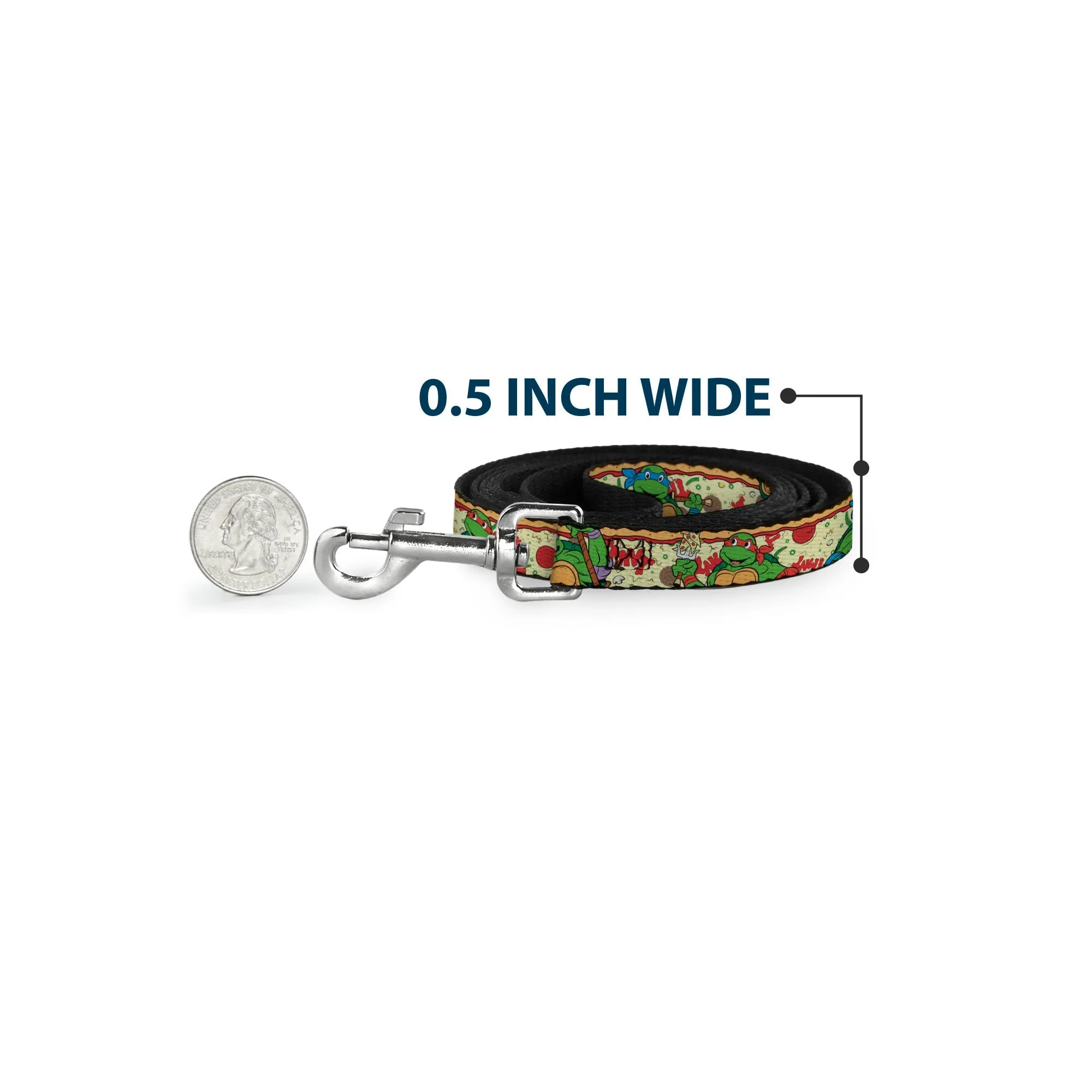 Dog Leash - Classic TMNT Turtle Pizza - Image 4