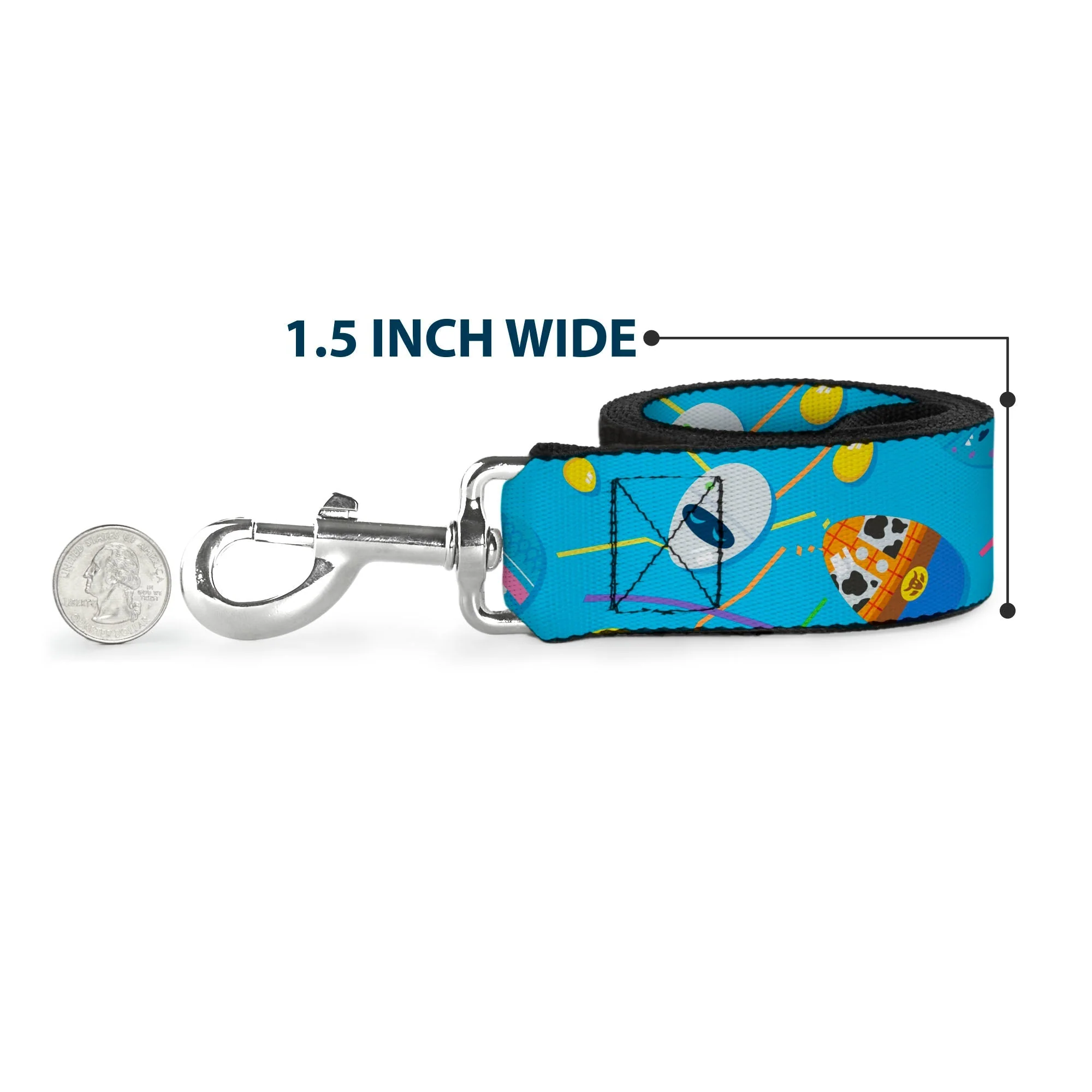 Dog Leash - CRUELLA DE VIL Safety Pin/Cruell World Pose Union Jack Punk Rock Blocks - Image 6